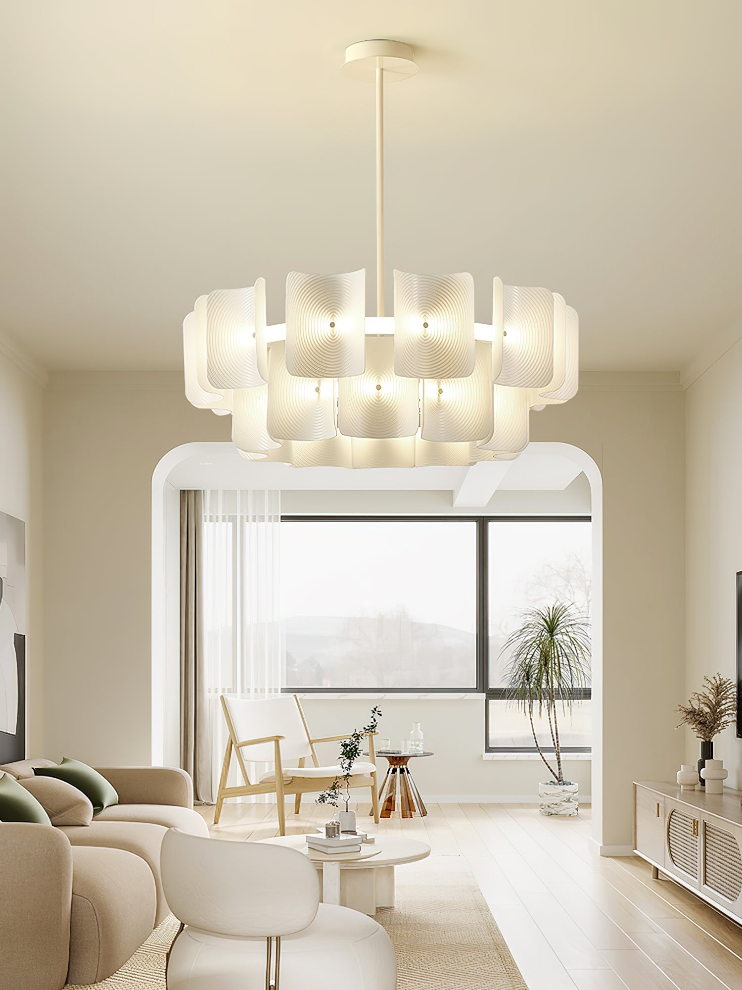 Aurora Kronleuchter Fingerprint LED-Letslighting