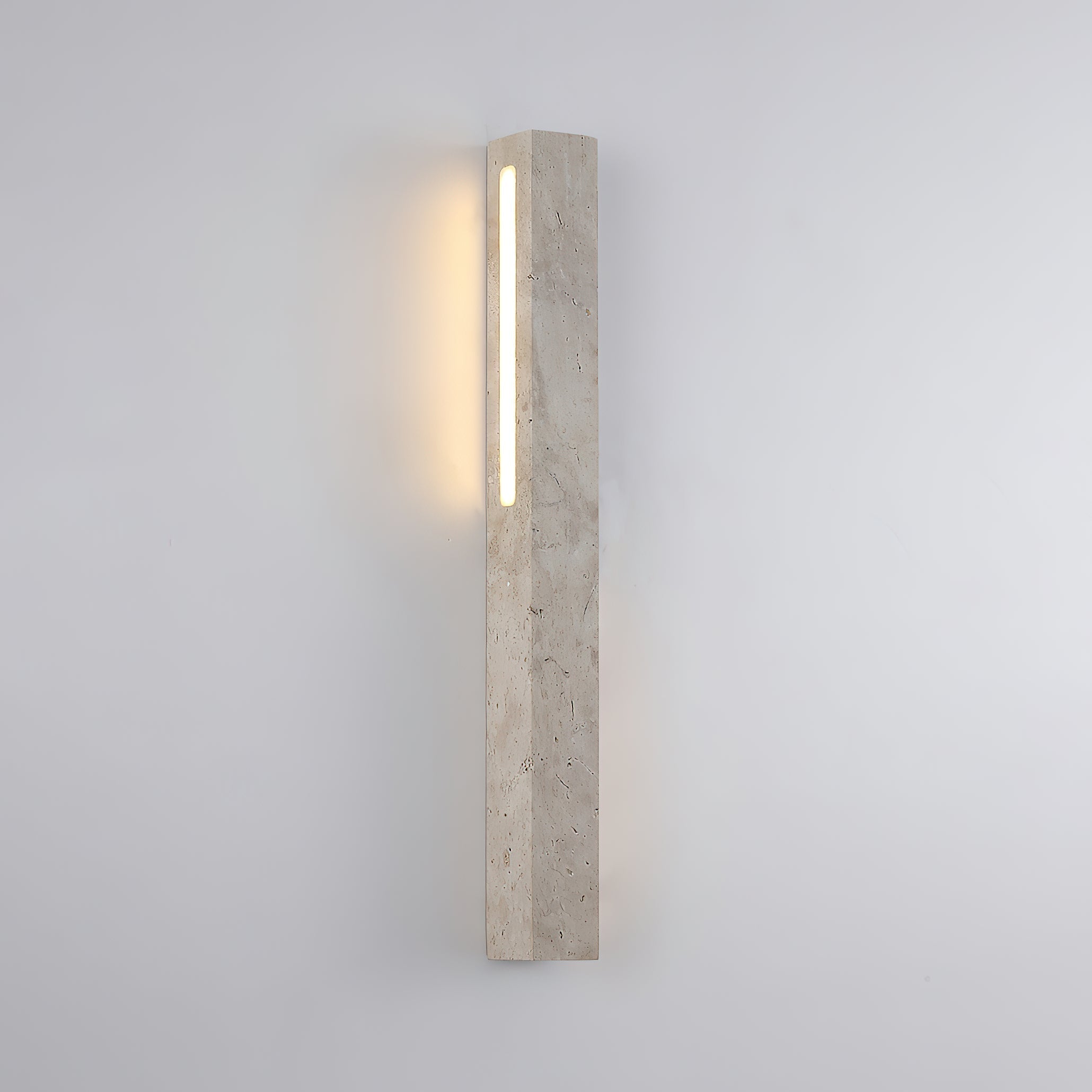 Eurdora Modern Minimalist Travertine Wall Lamp - Letslighting