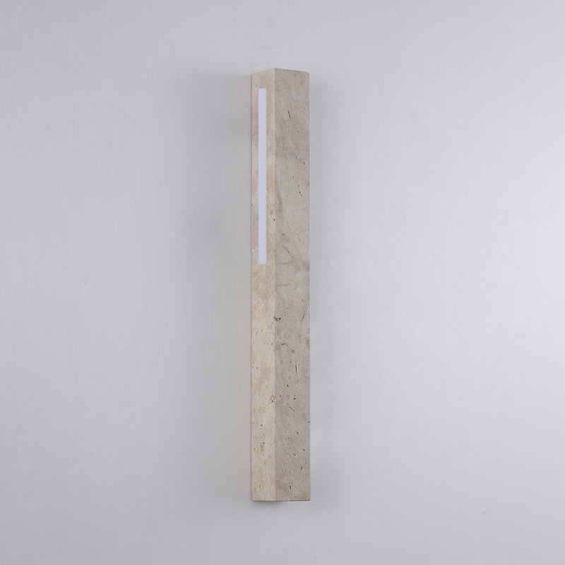 Eurdora Modern Minimalist Travertine Wall Lamp - Letslighting