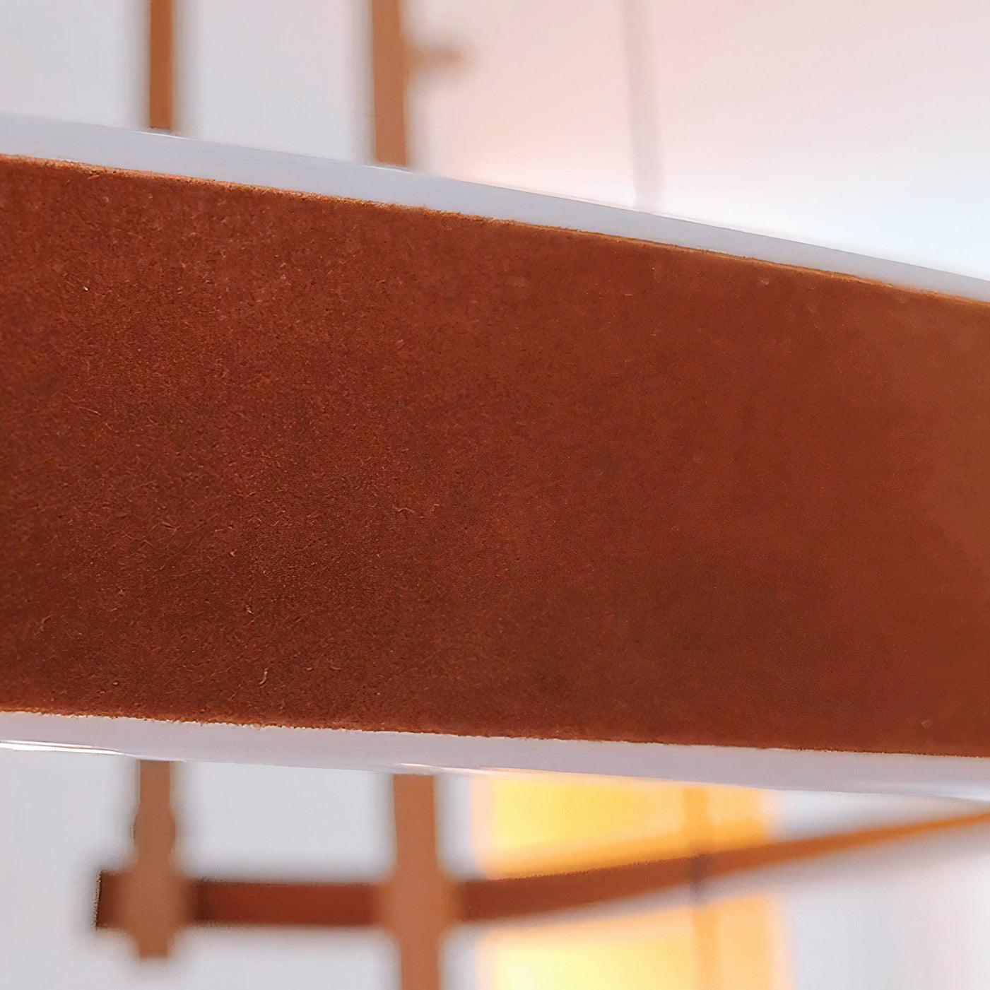 Cesorora Gebogener Kronleuchter aus Kunstleder-Letslighting