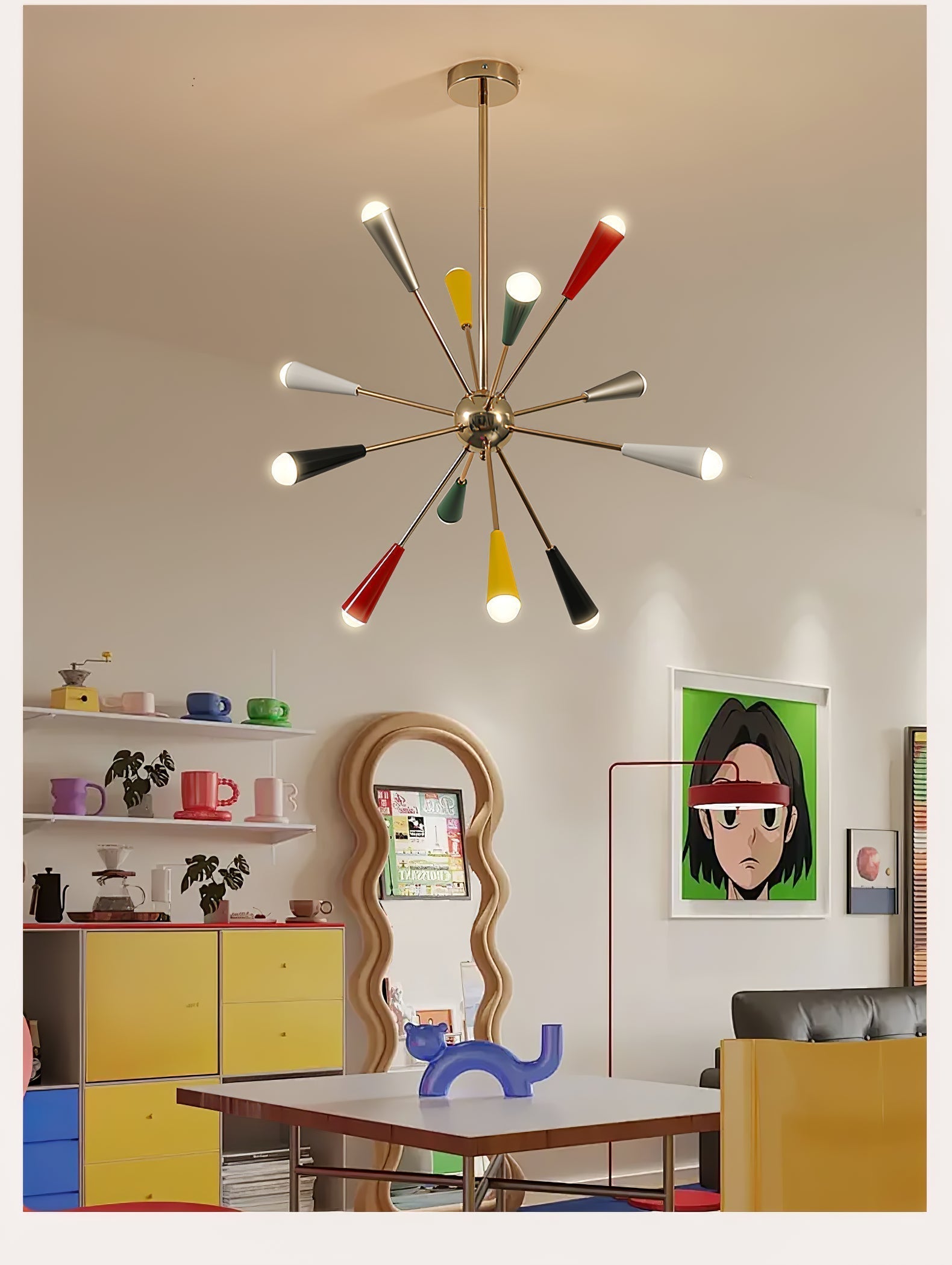 Brandon Moderner Kronleuchter aus Metall-Letslighting