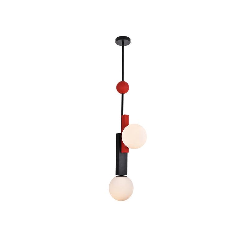 Solara Pendelleuchte Doppelkugel Linear Geometrisch-Letslighting