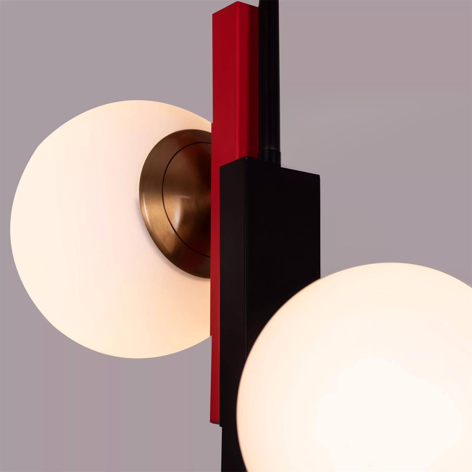 Solara Pendelleuchte Doppelkugel Linear Geometrisch-Letslighting