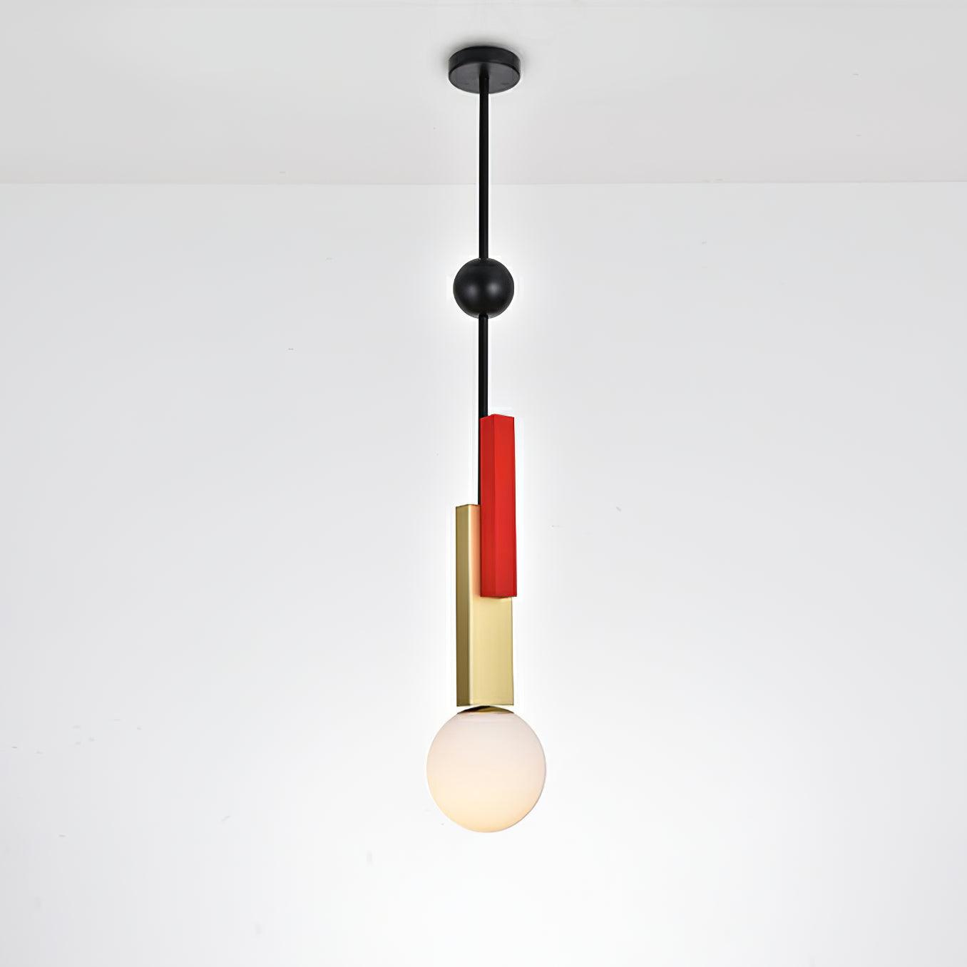 Solara Pendelleuchte Doppelkugel Linear Geometrisch-Letslighting