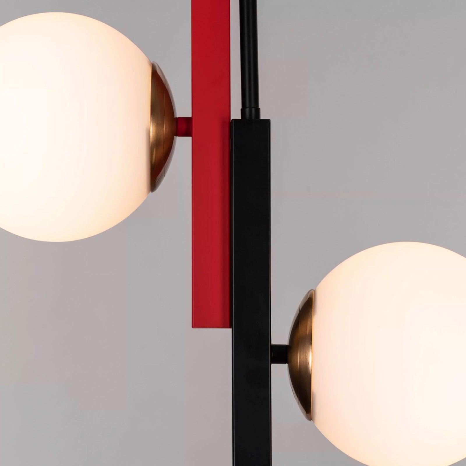 Solara Pendelleuchte Doppelkugel Linear Geometrisch-Letslighting