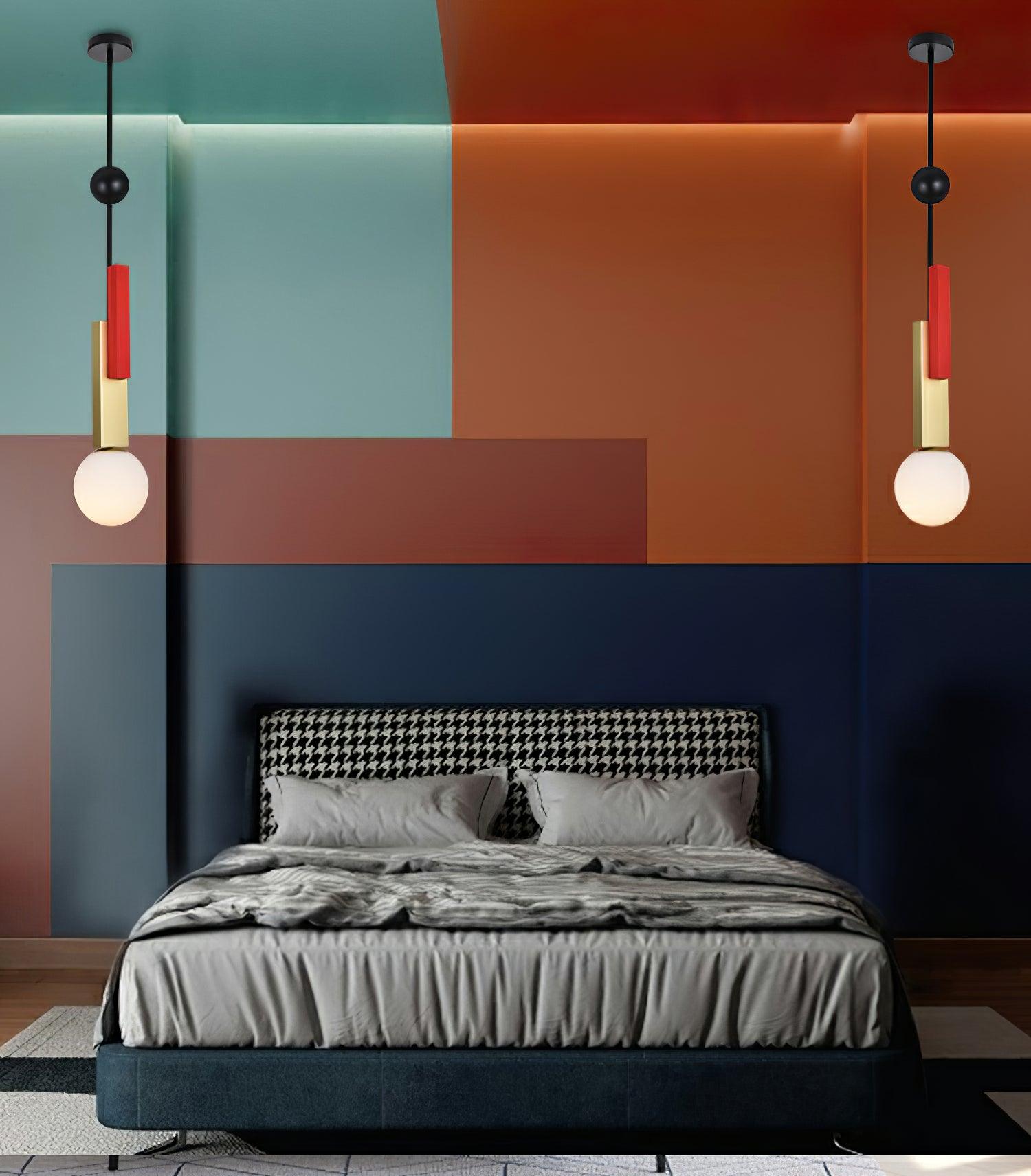 Solara Pendelleuchte Doppelkugel Linear Geometrisch-Letslighting