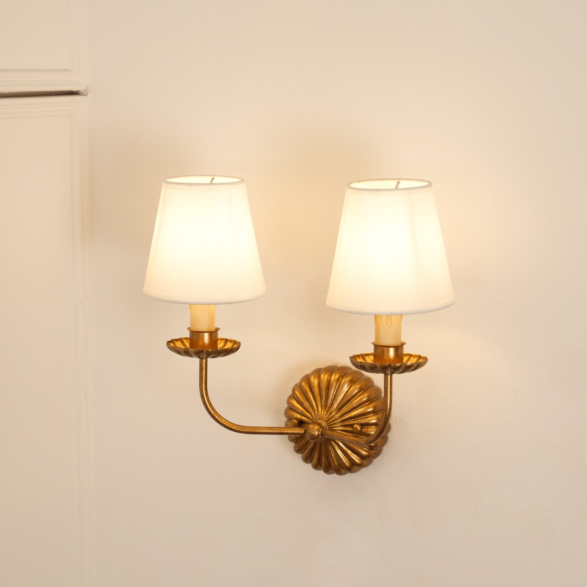 Axiom Wandleuchte Gold Vintage Industrial-Letslighting