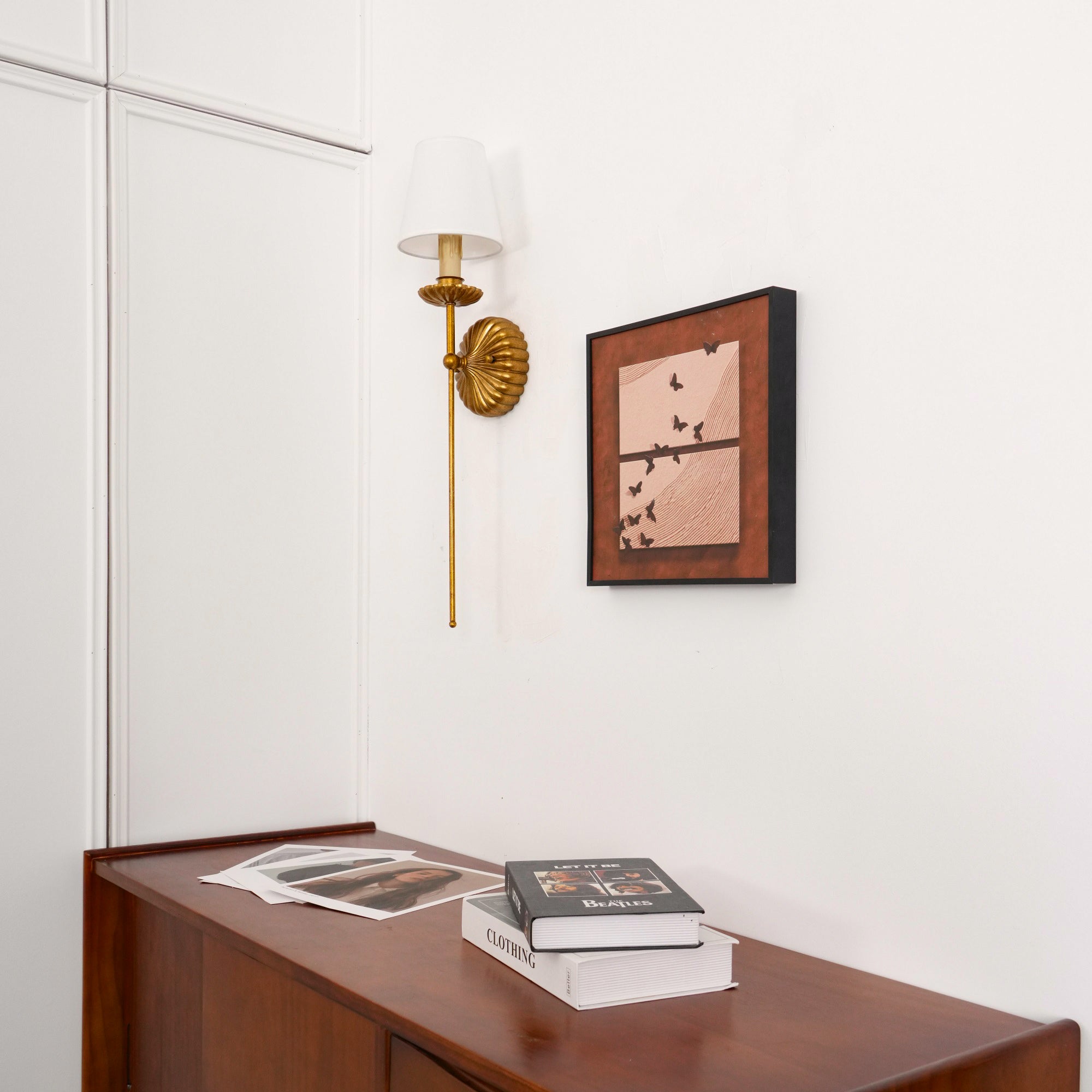 Axiom Wandleuchte Gold Vintage Industrial-Letslighting