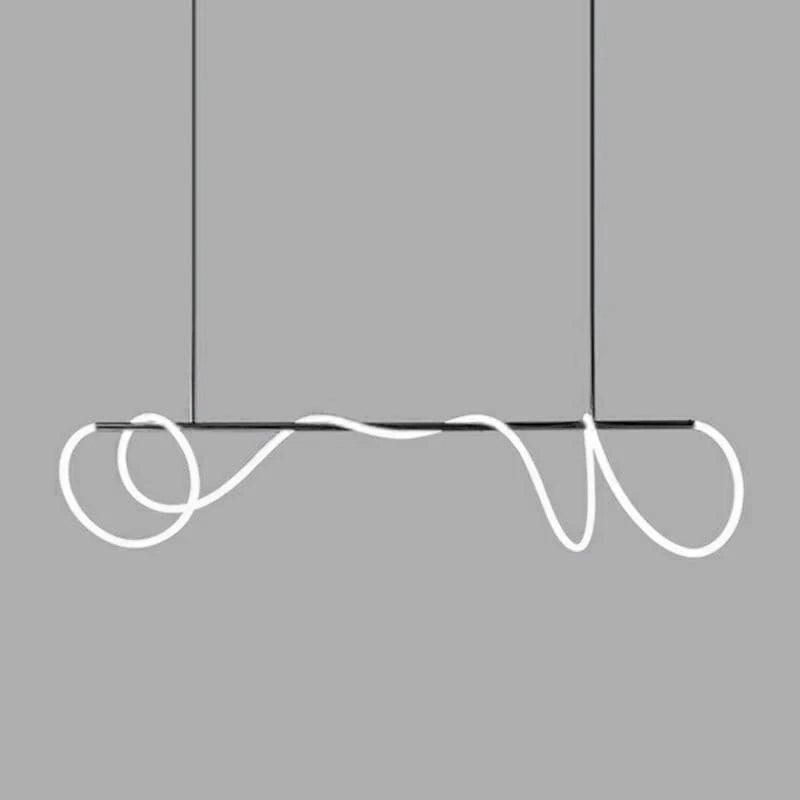 Lustra Kronleuchter Flexibles Silikon Kurve Modern Elegant-Letslighting