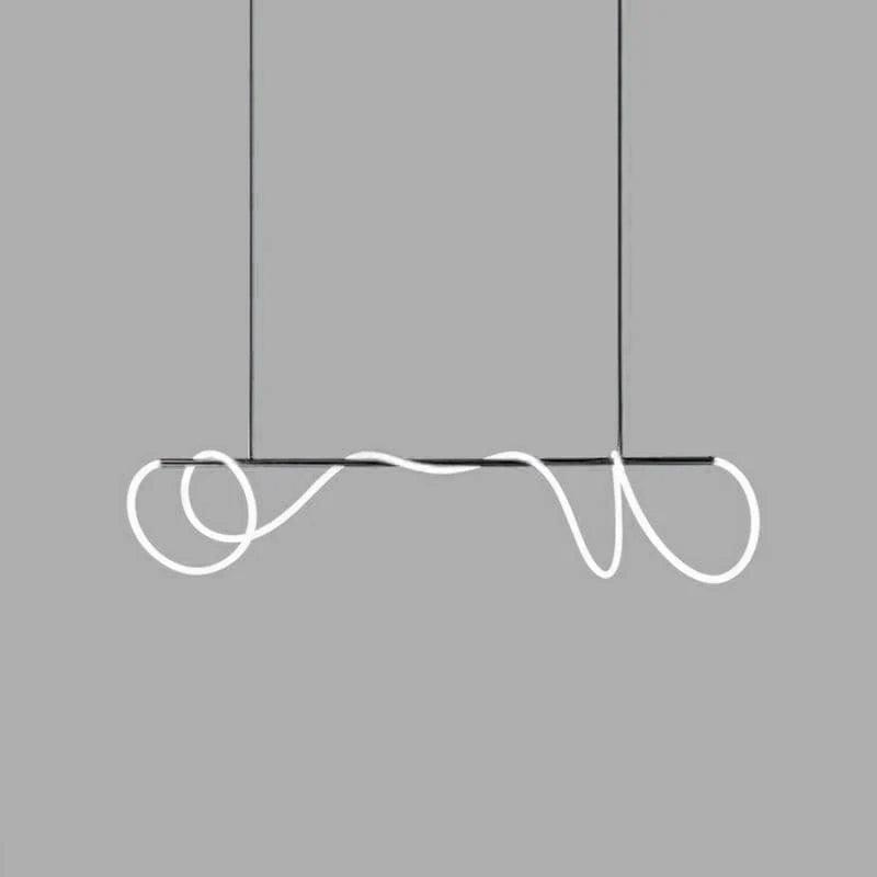 Lustra Kronleuchter Flexibles Silikon Kurve Modern Elegant-Letslighting