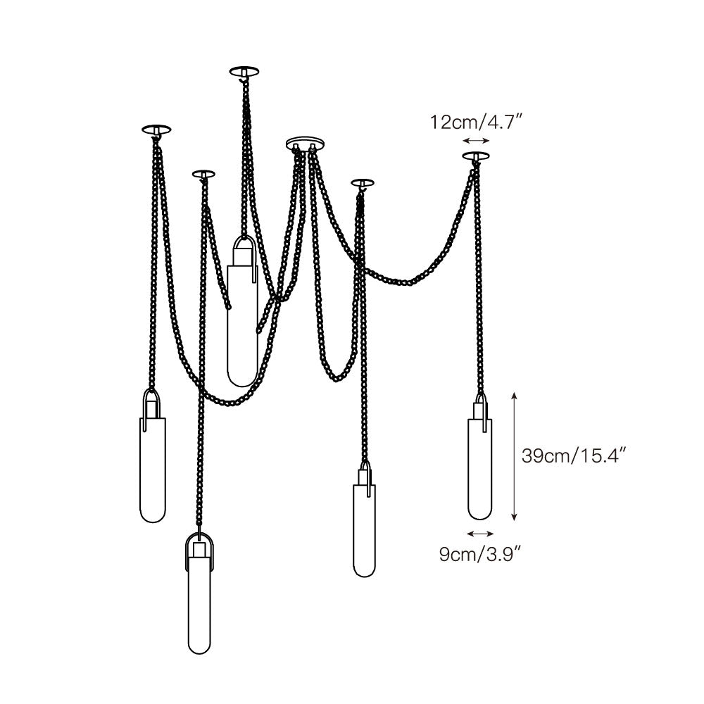 Uphaos Modern Minimalist Alabaster Metal Pendant Lamp - Letslighting