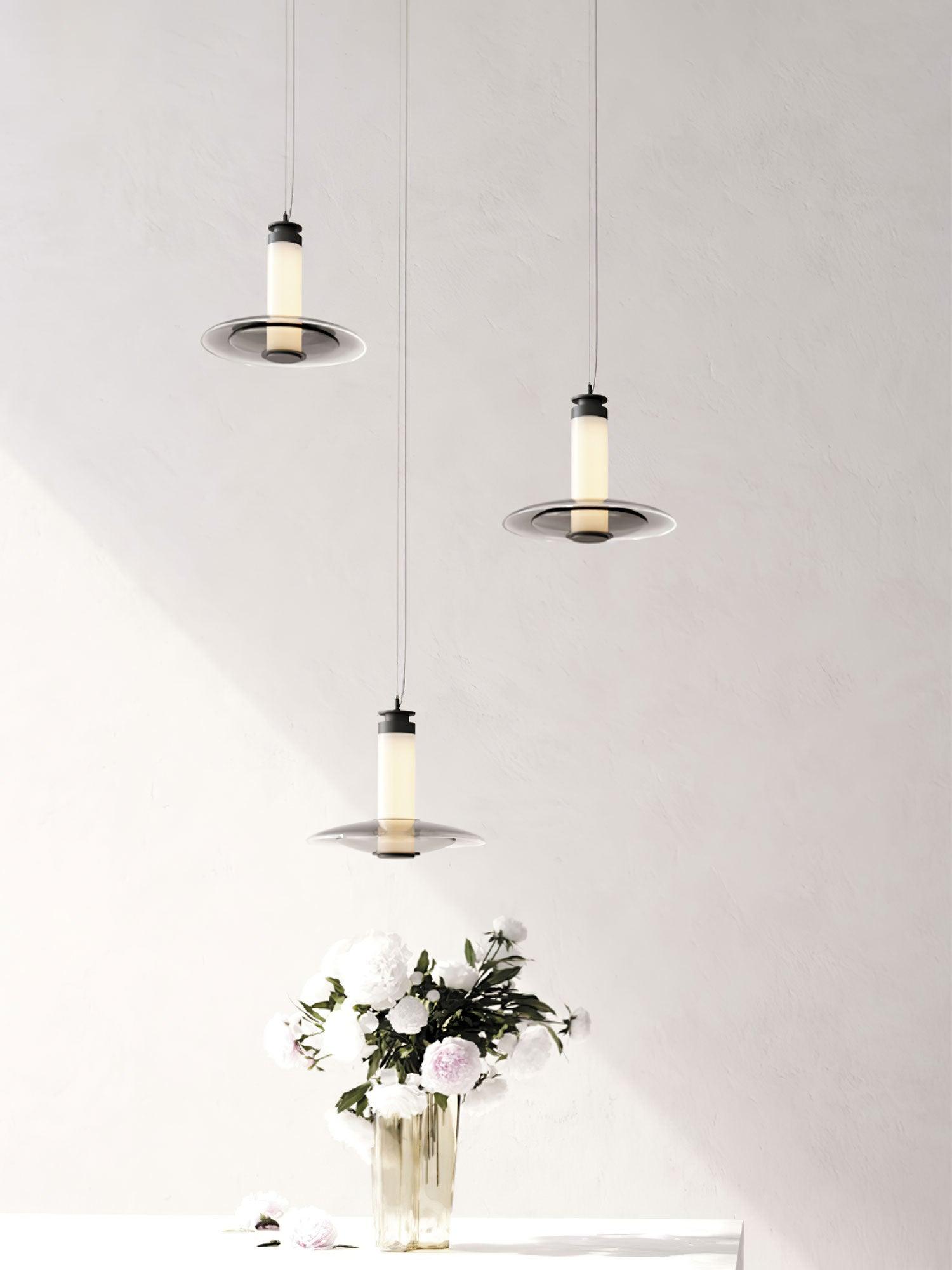 Oryxa Glas Pendelleuchte Futuristisch-Letslighting