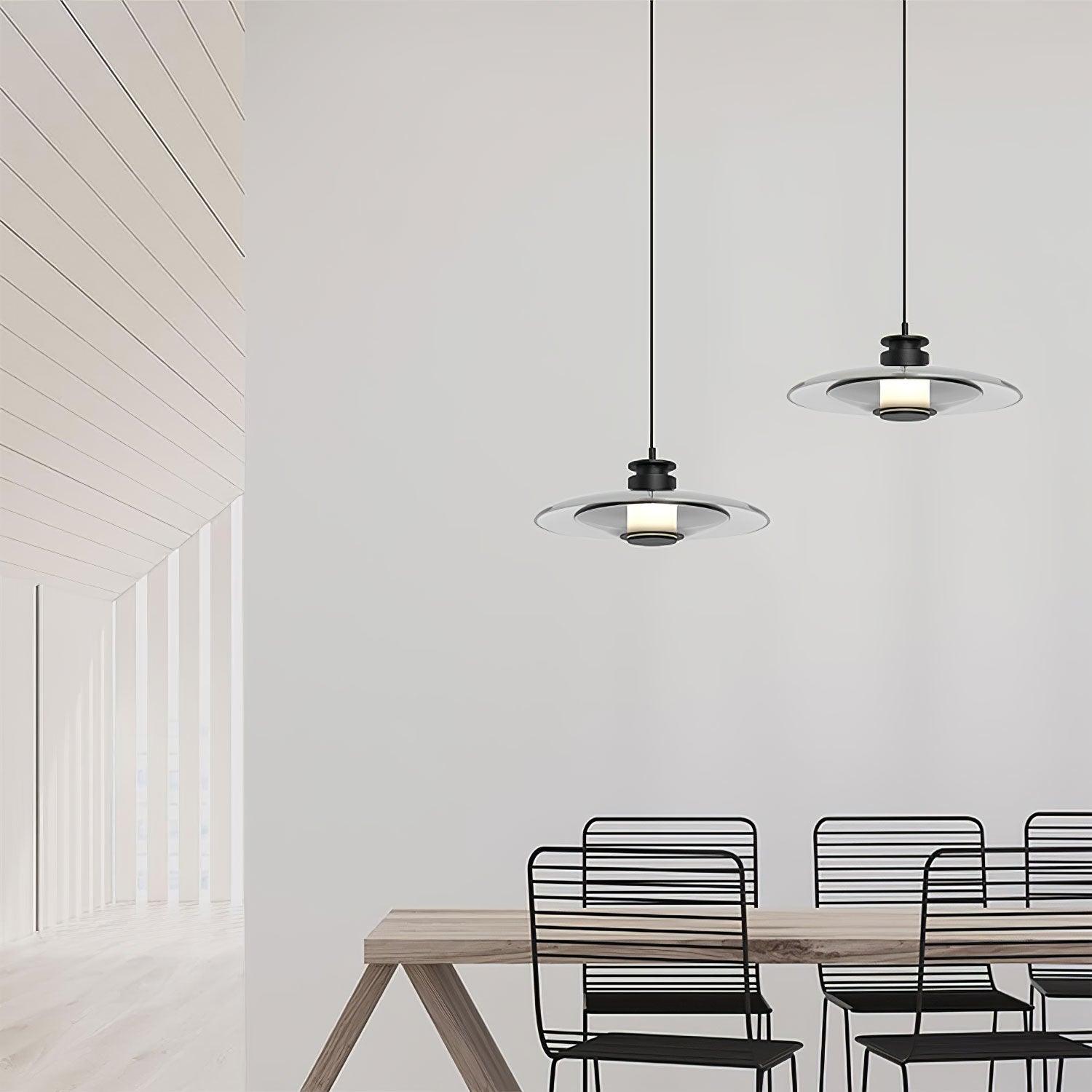 Oryxa Glas Pendelleuchte Futuristisch-Letslighting