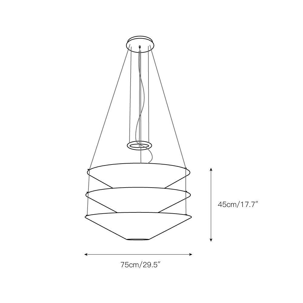 Zomarion Papier Pendelleuchte-Letslighting