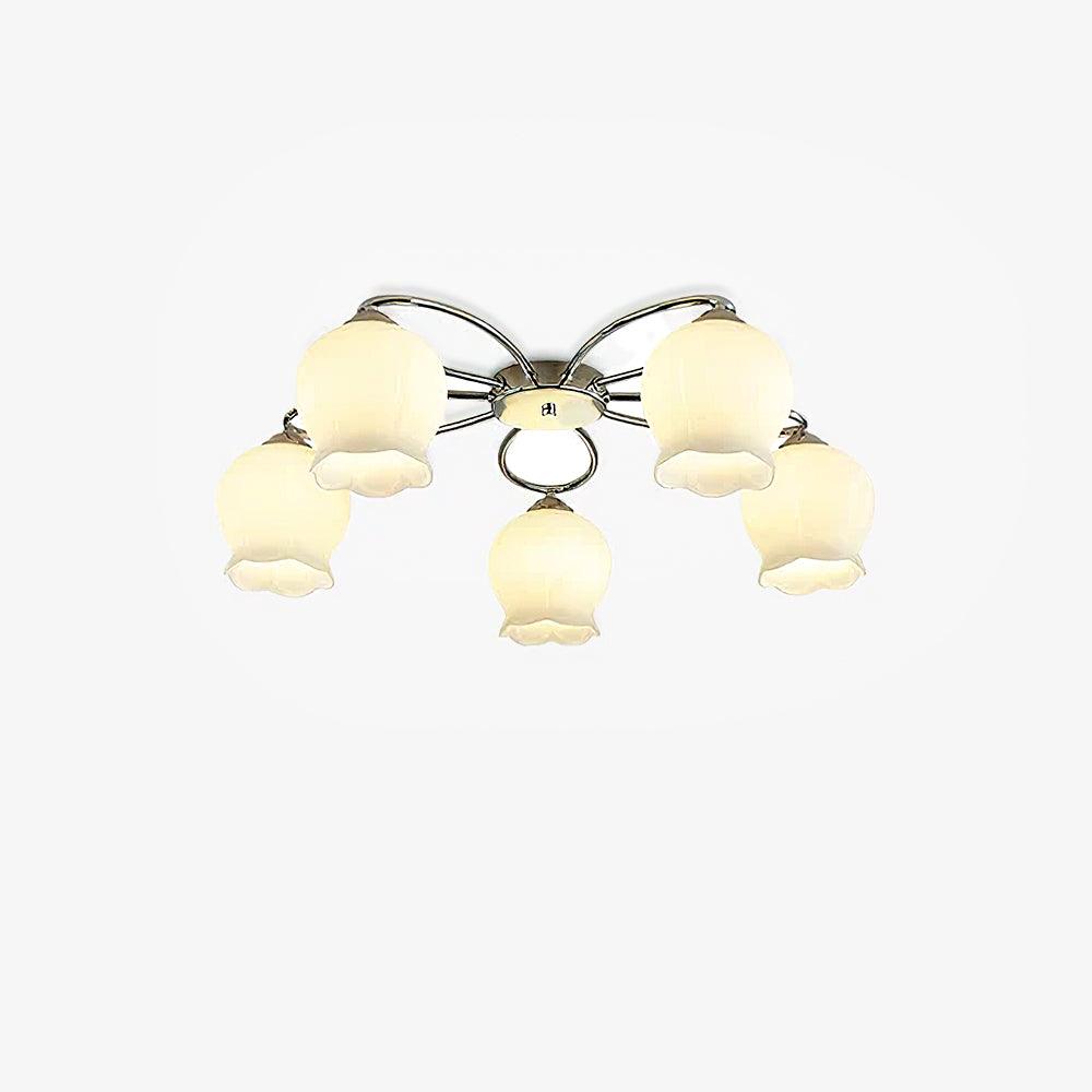 Oldore Premium Eleganz Blume Glas Deckenleuchte-Letslighting