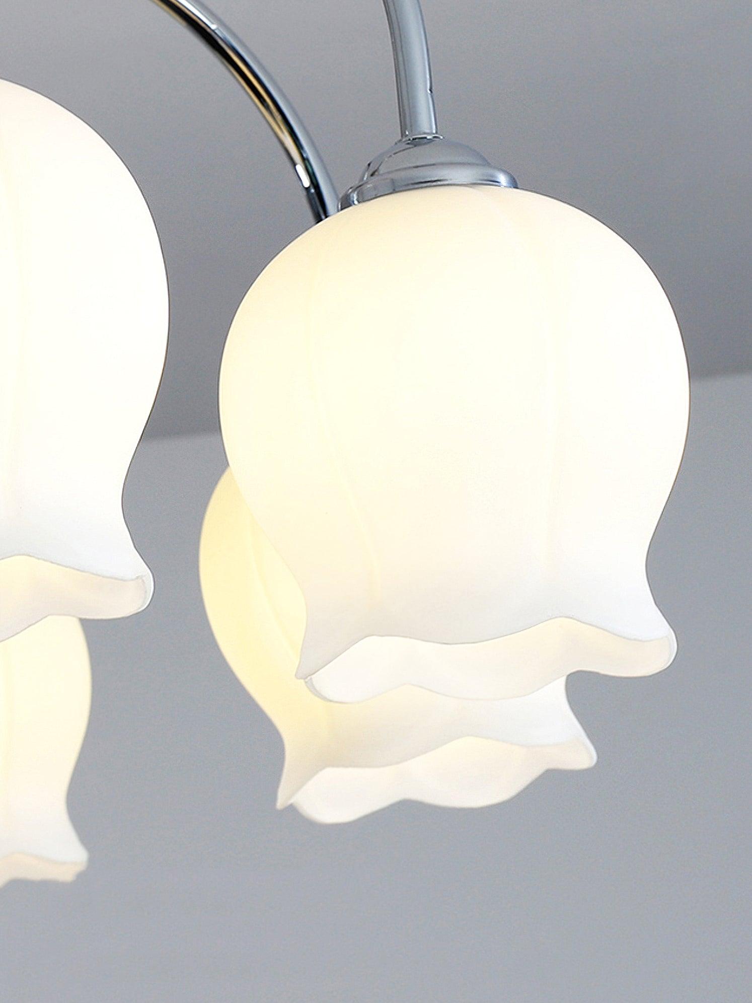 Oldore Premium Eleganz Blume Glas Deckenleuchte-Letslighting