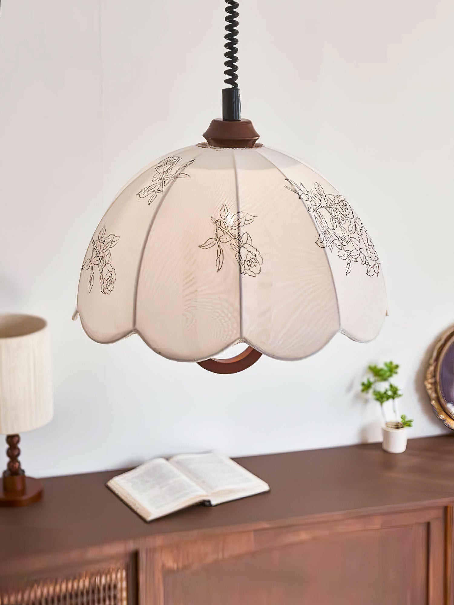 Kade Vintage Holz Pendelleuchte Leuchte-Letslighting