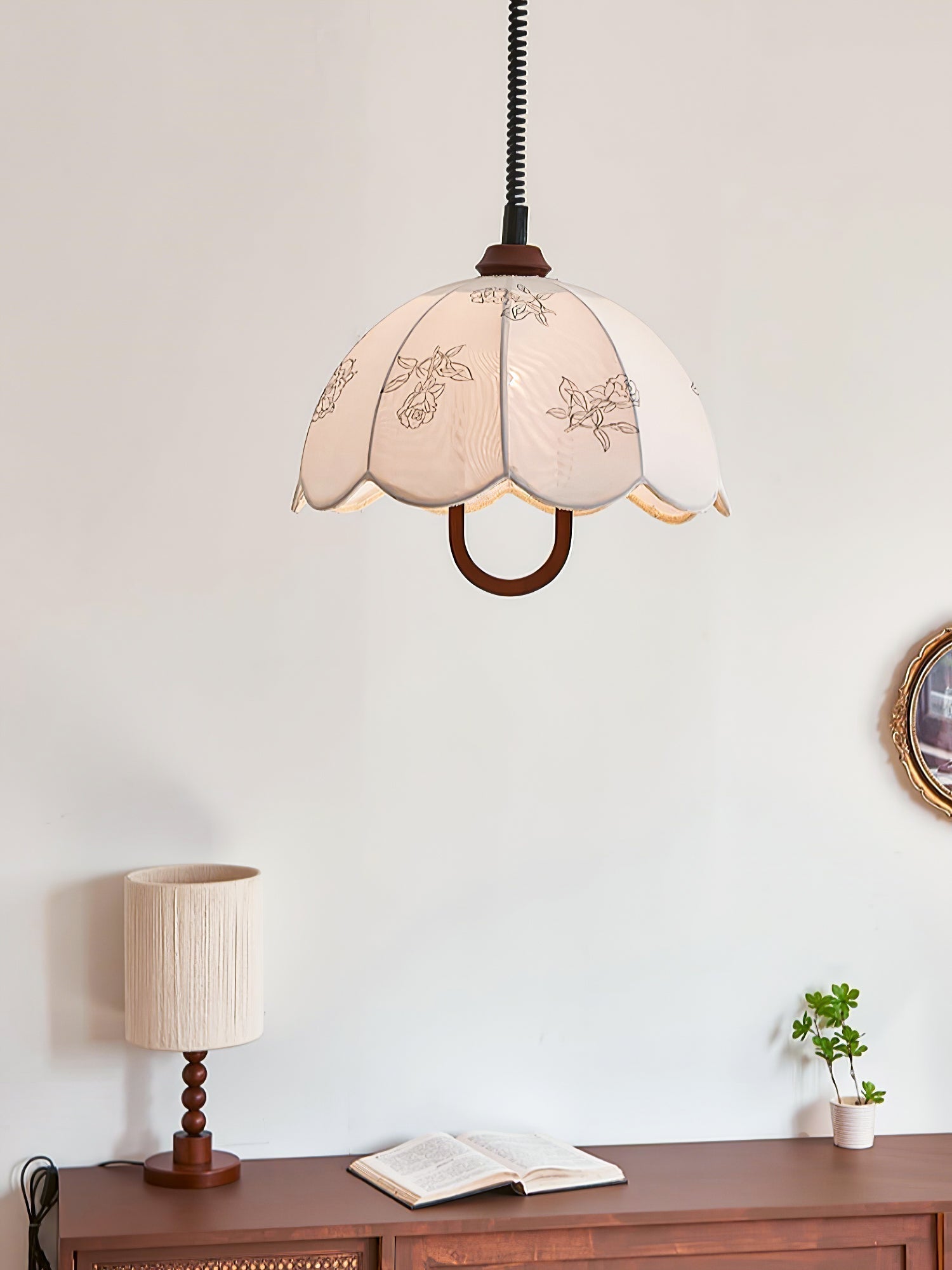 Kade Vintage Holz Pendelleuchte Leuchte-Letslighting