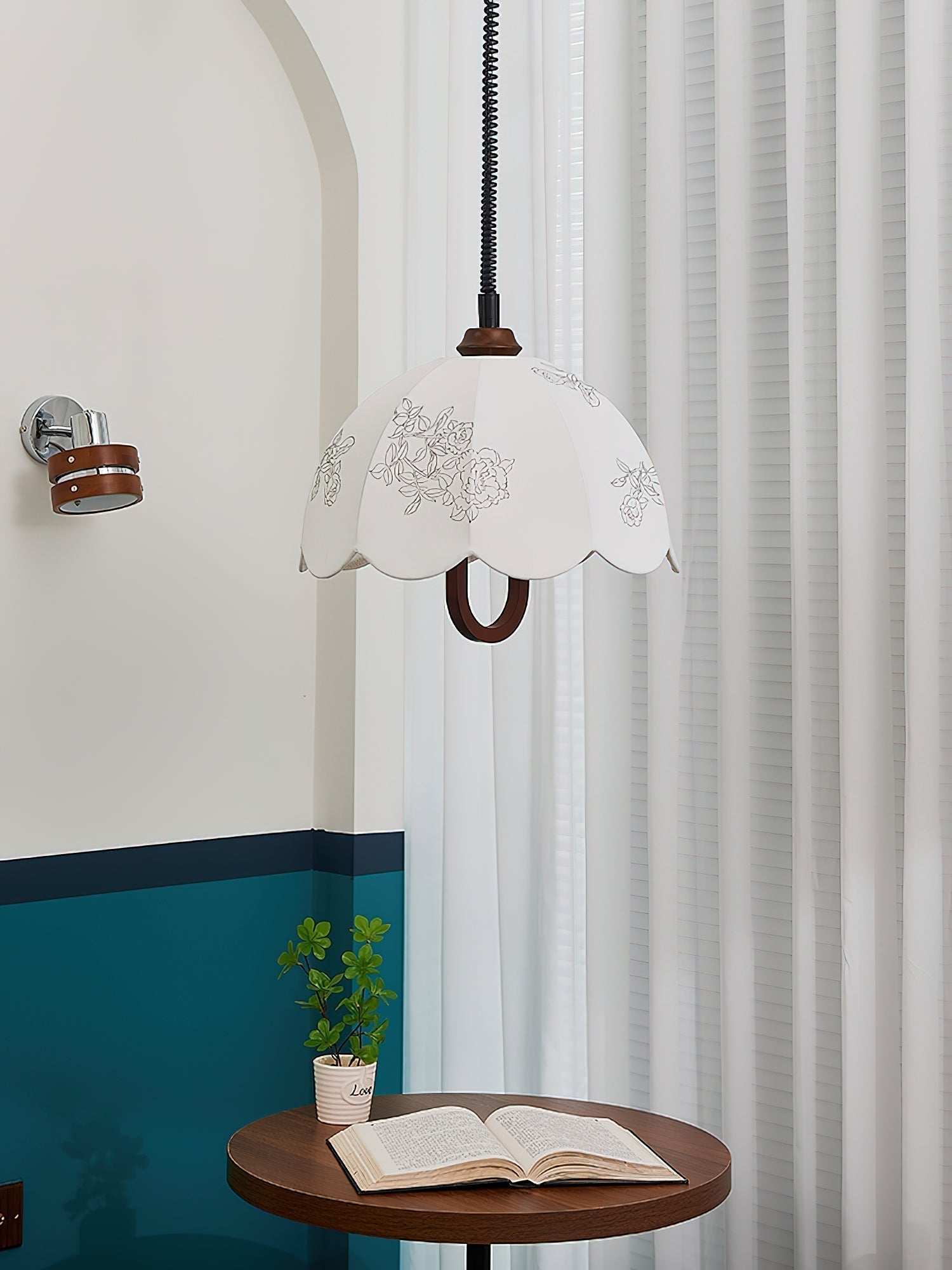 Kade Vintage Holz Pendelleuchte Leuchte-Letslighting
