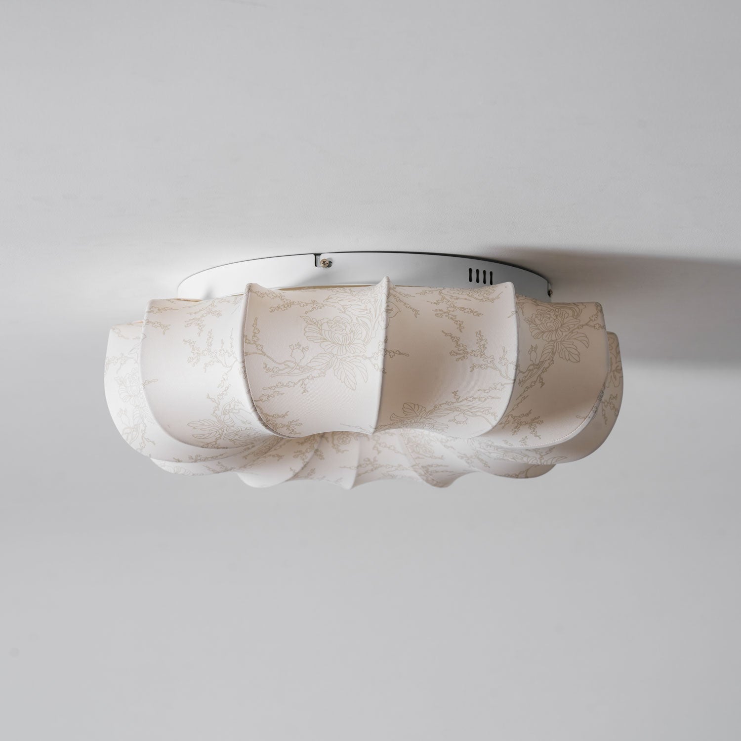 Vivaria Premium Nordic Art Deckenleuchte aus Holz und Stoff-Letslighting