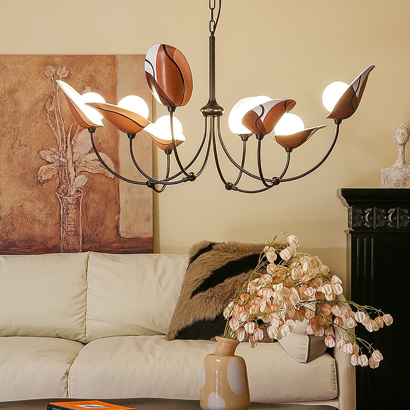 Gavin Vintage Kronleuchter aus Metall-Letslighting