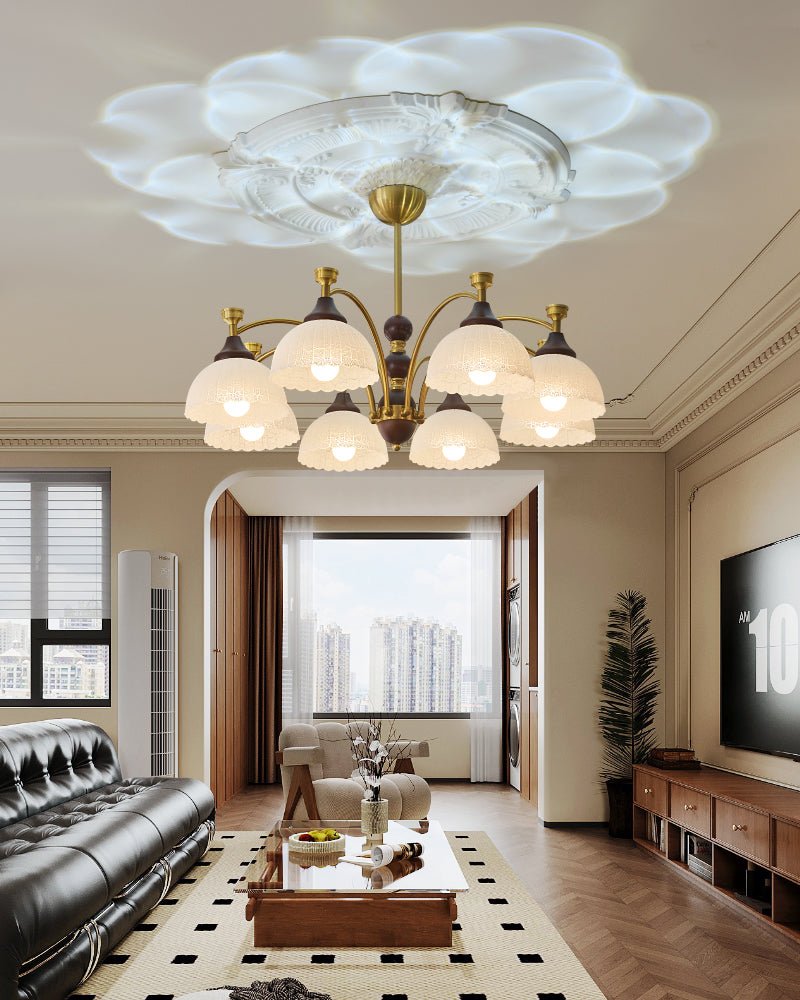 Vosolir Traditioneller Eleganter Holzkronleuchter-Letslighting