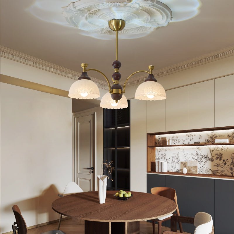 Vosolir Traditioneller Eleganter Holzkronleuchter-Letslighting