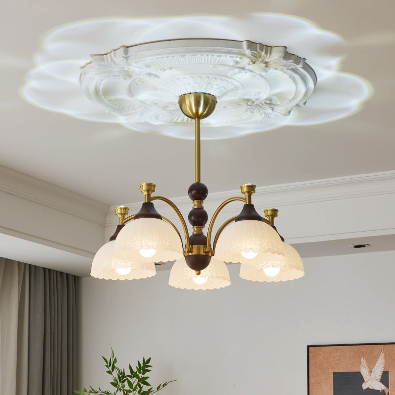 Vosolir Traditioneller Eleganter Holzkronleuchter-Letslighting