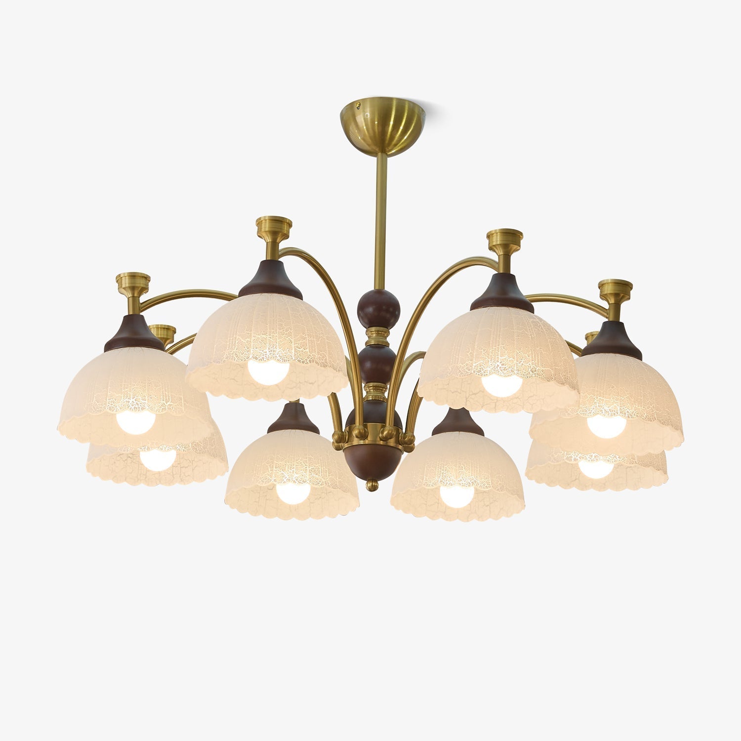 Vosolir Traditioneller Eleganter Holzkronleuchter-Letslighting