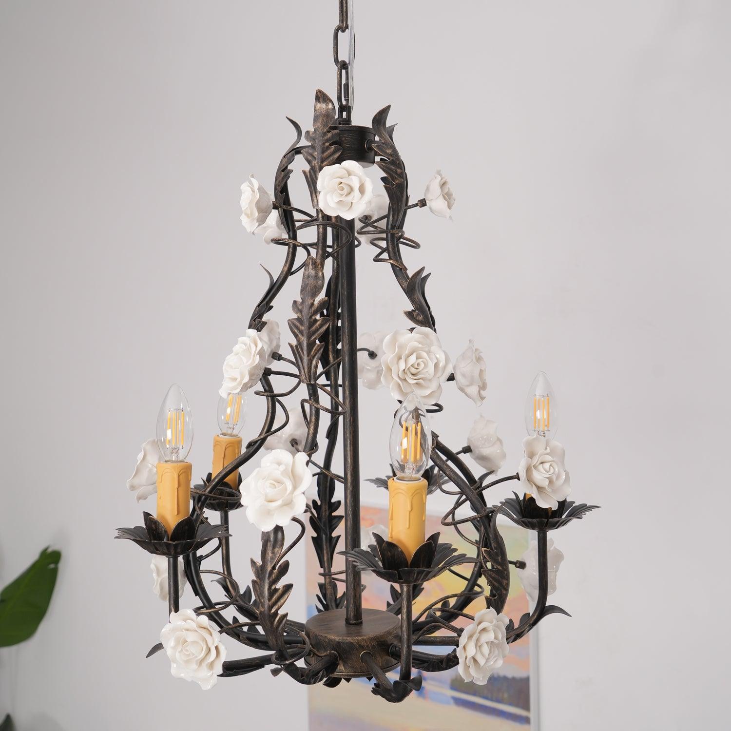 Judy Eleganter Luxus-Kronleuchter aus Keramik-Letslighting