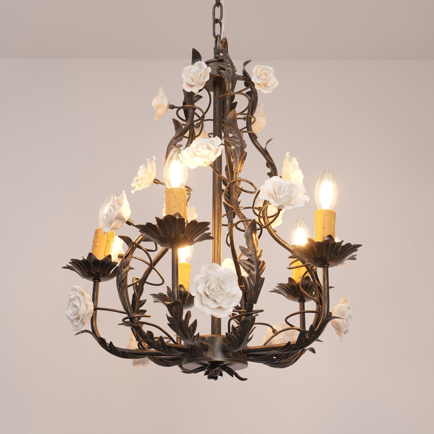 Judy Eleganter Luxus-Kronleuchter aus Keramik-Letslighting
