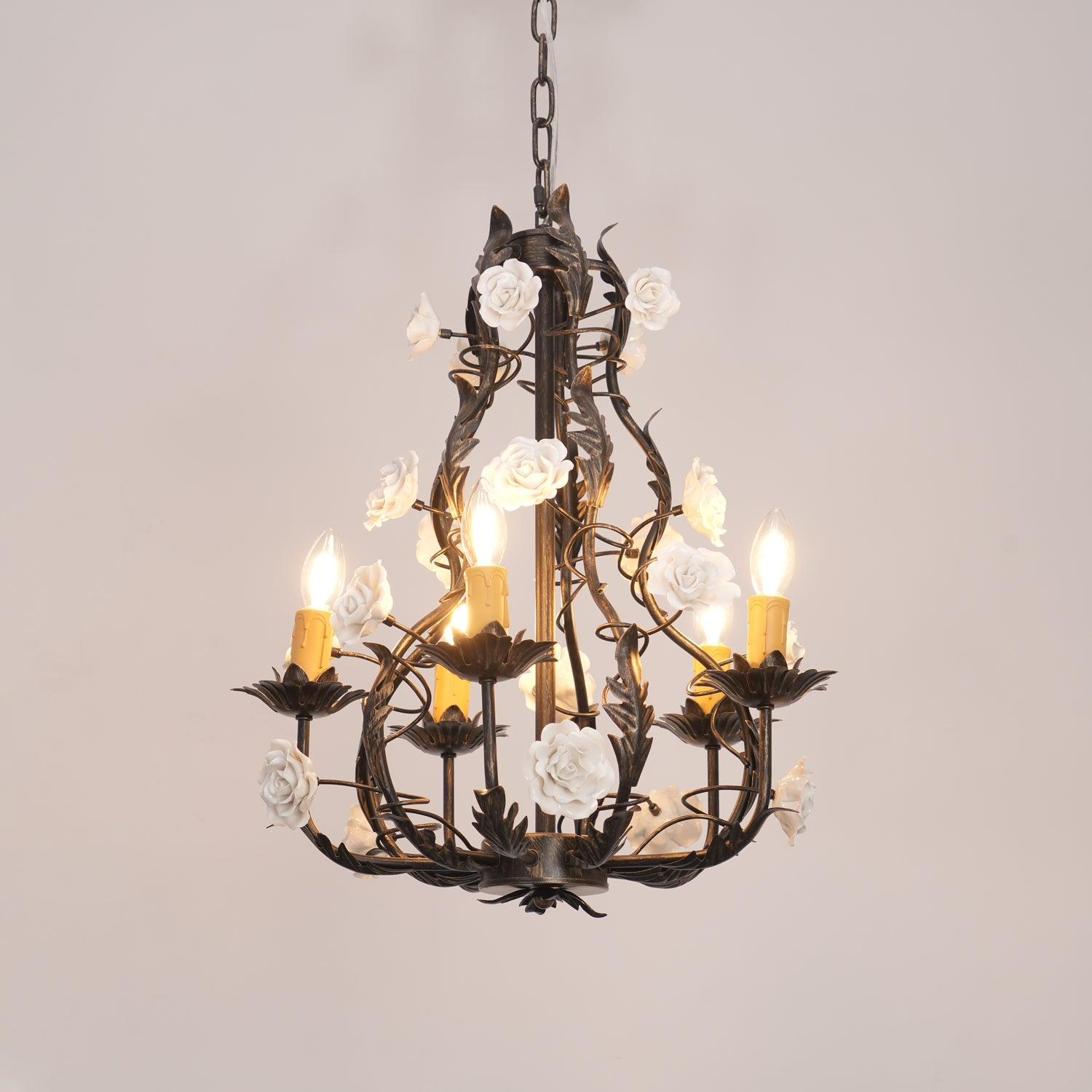 Judy Eleganter Luxus-Kronleuchter aus Keramik-Letslighting