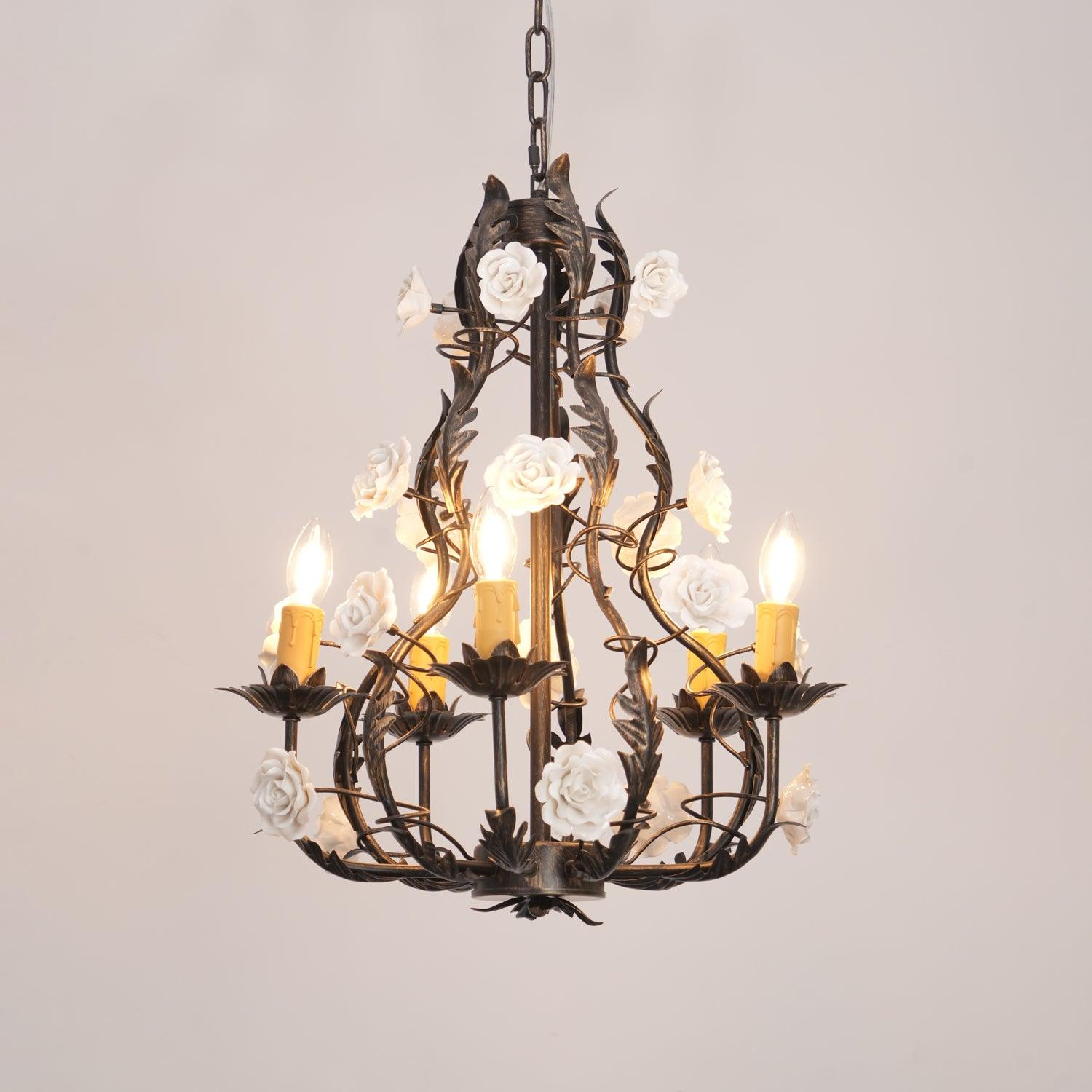 Judy Eleganter Luxus-Kronleuchter aus Keramik-Letslighting
