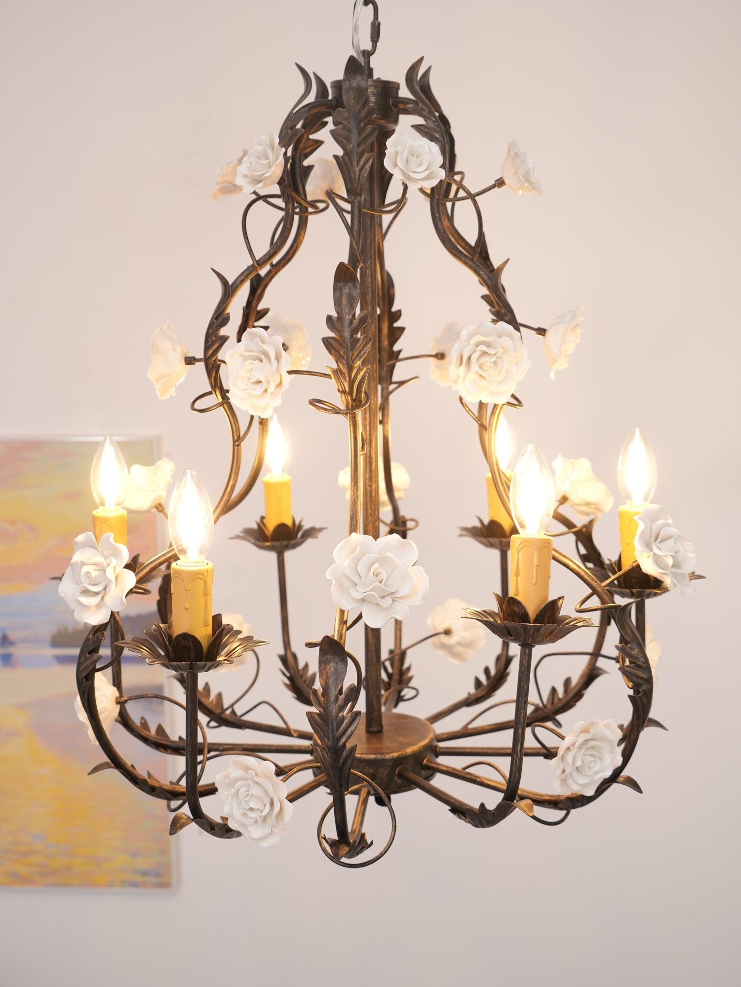Judy Eleganter Luxus-Kronleuchter aus Keramik-Letslighting