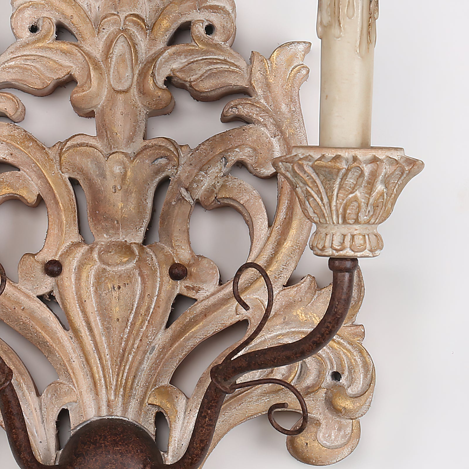 Ilzoror Industrielle Vintage Wandleuchte aus Holz-Letslighting