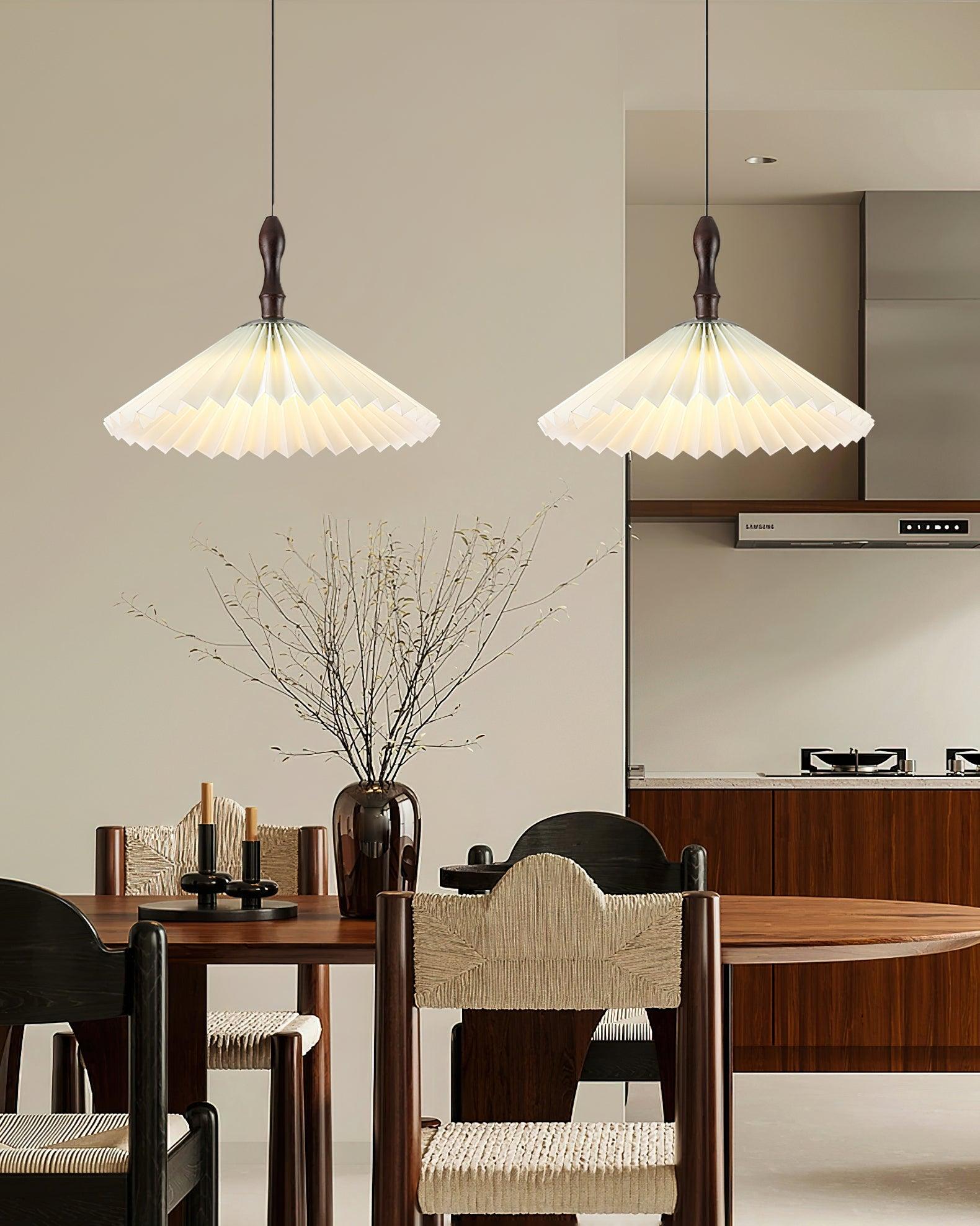 Petal Moderne Holz-Pendelleuchte-Letslighting