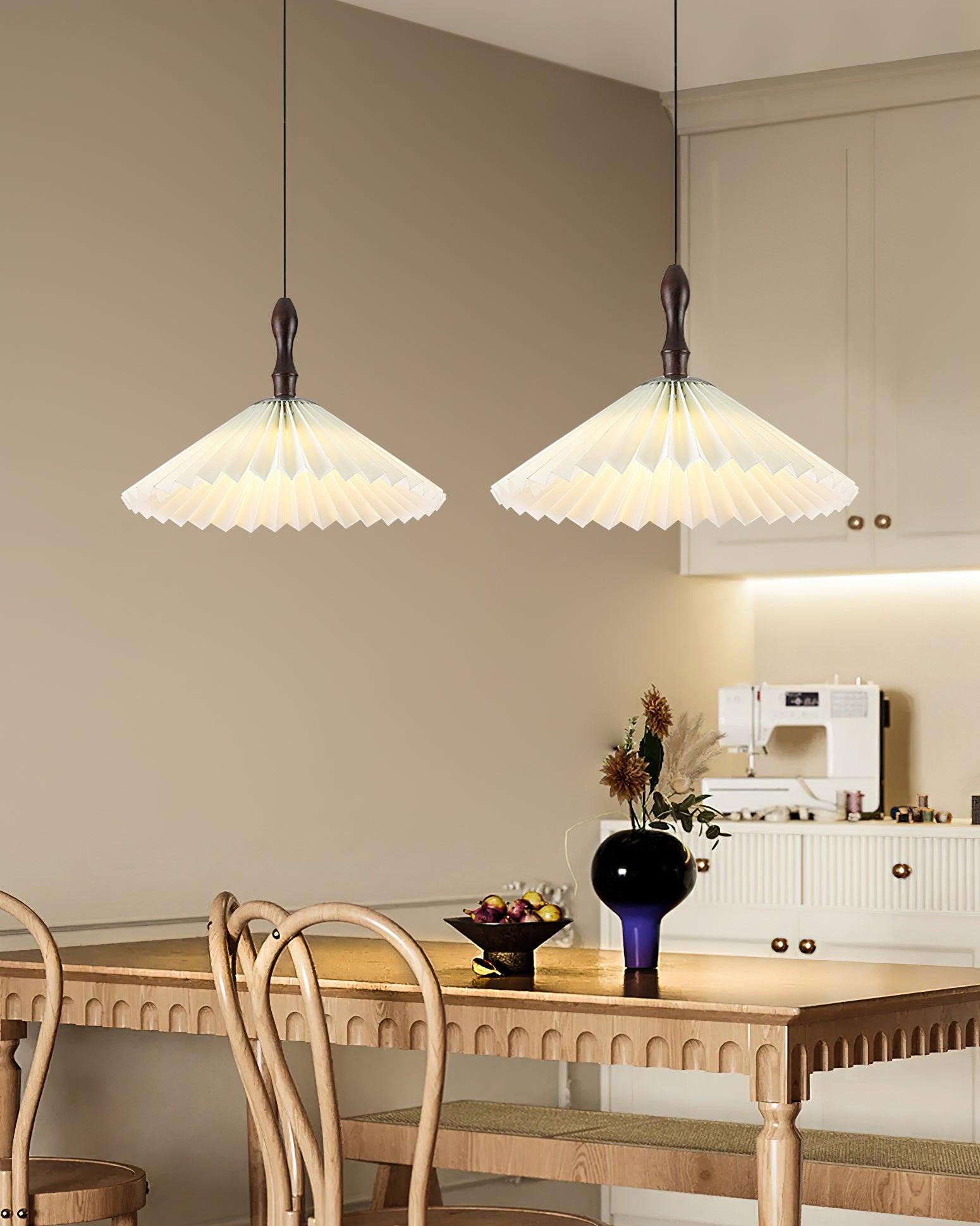 Petal Moderne Holz-Pendelleuchte-Letslighting
