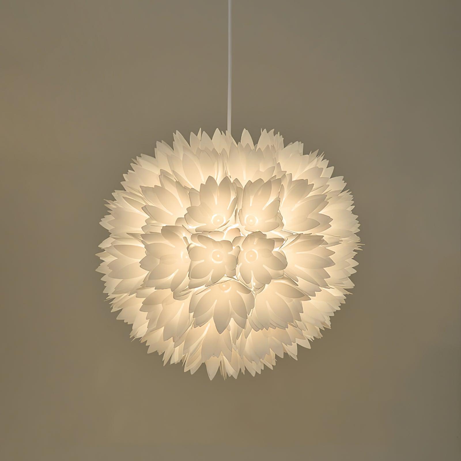 Celaeisra Nordisch Kunst Blumen Kugel Pendelleuchte Leuchte-Letslighting