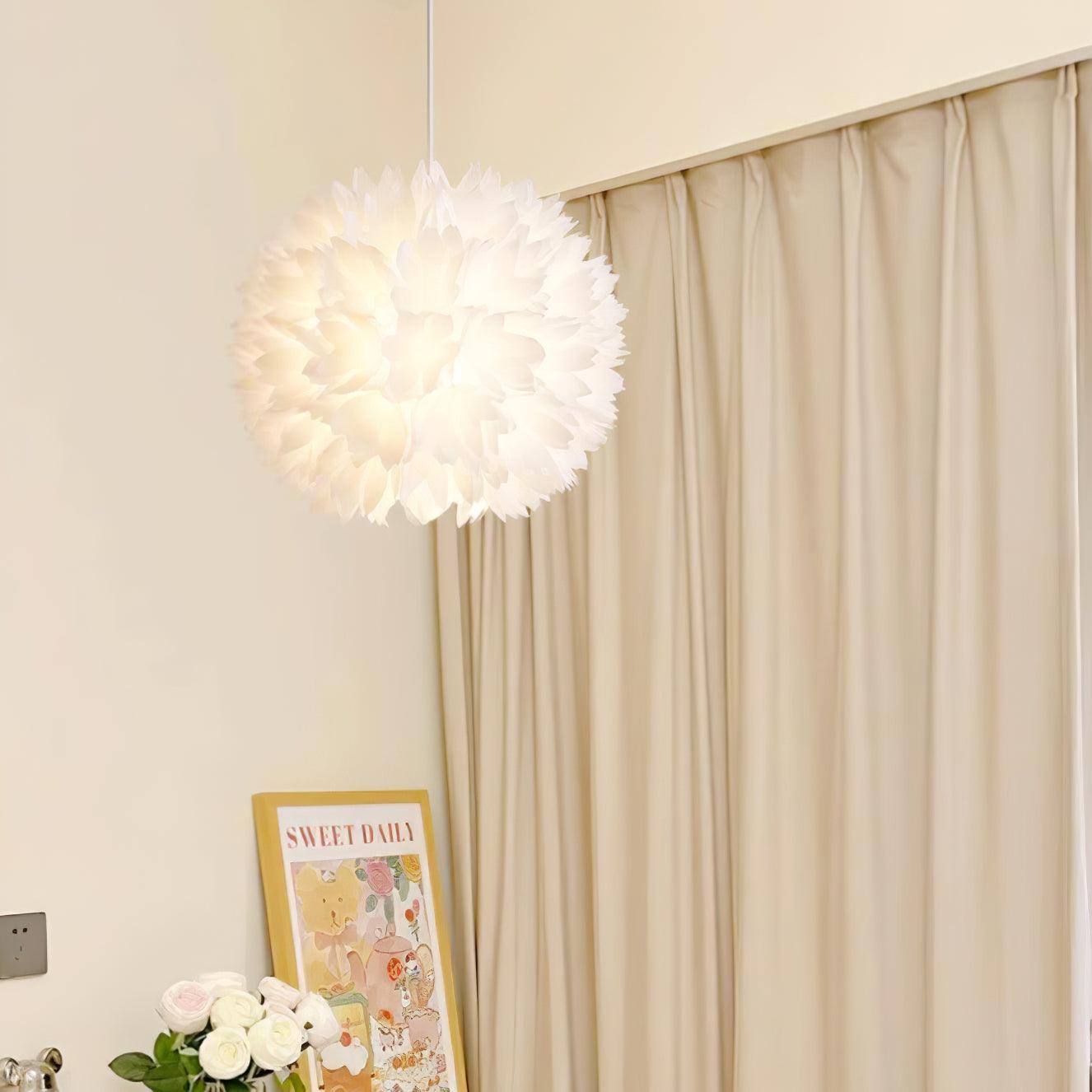 Celaeisra Nordisch Kunst Blumen Kugel Pendelleuchte Leuchte-Letslighting