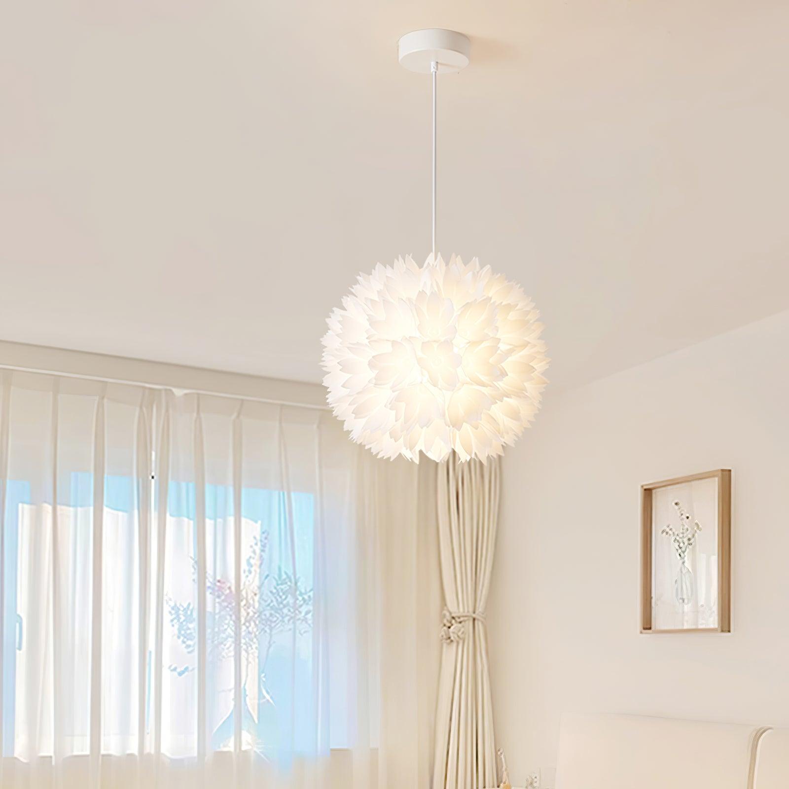 Celaeisra Nordisch Kunst Blumen Kugel Pendelleuchte Leuchte-Letslighting