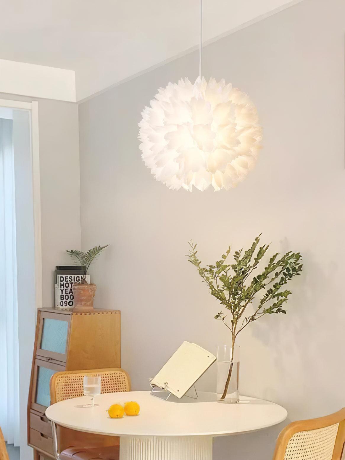 Celaeisra Nordisch Kunst Blumen Kugel Pendelleuchte Leuchte-Letslighting