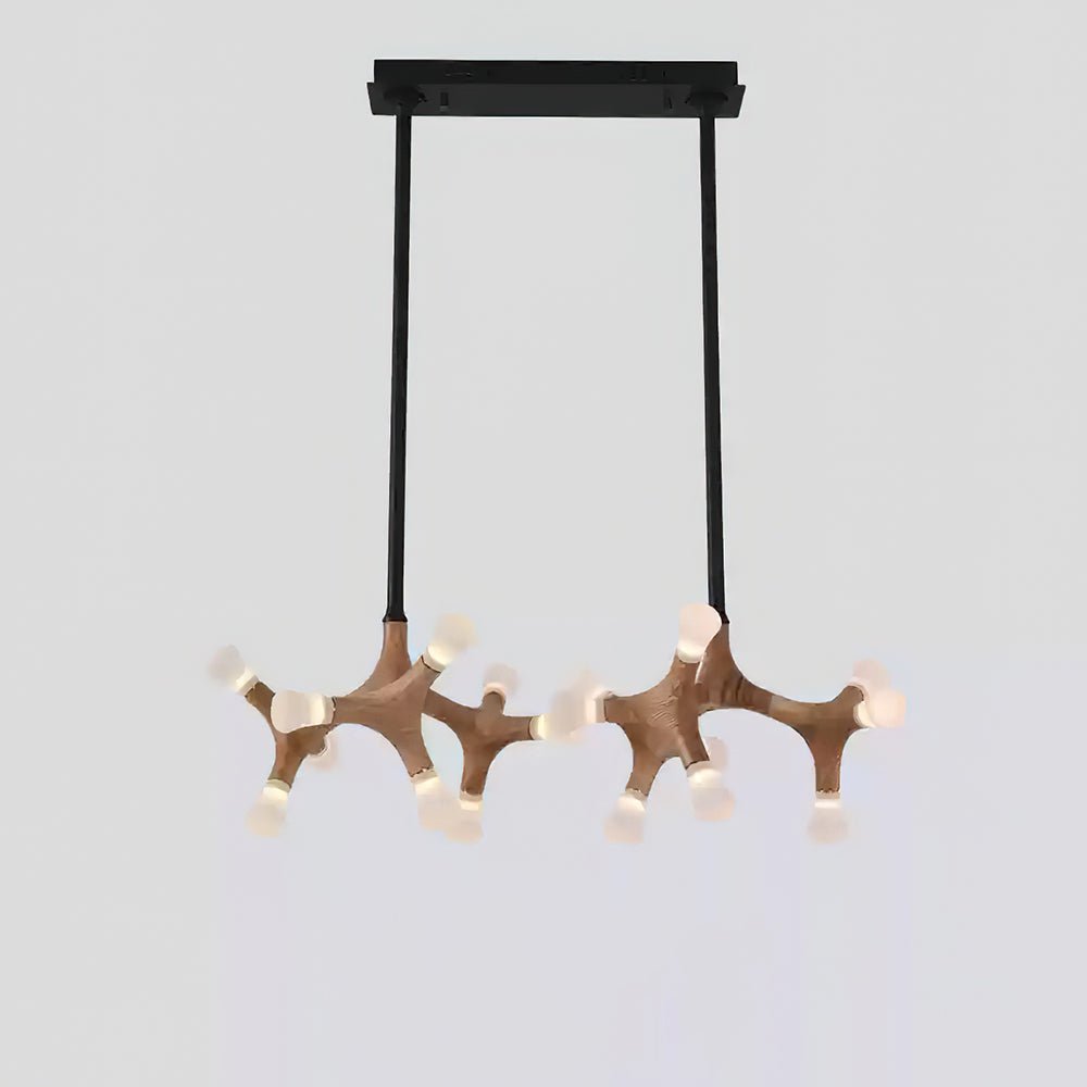 Mynorila Holz-Pendelleuchte im Ast-Design-Letslighting