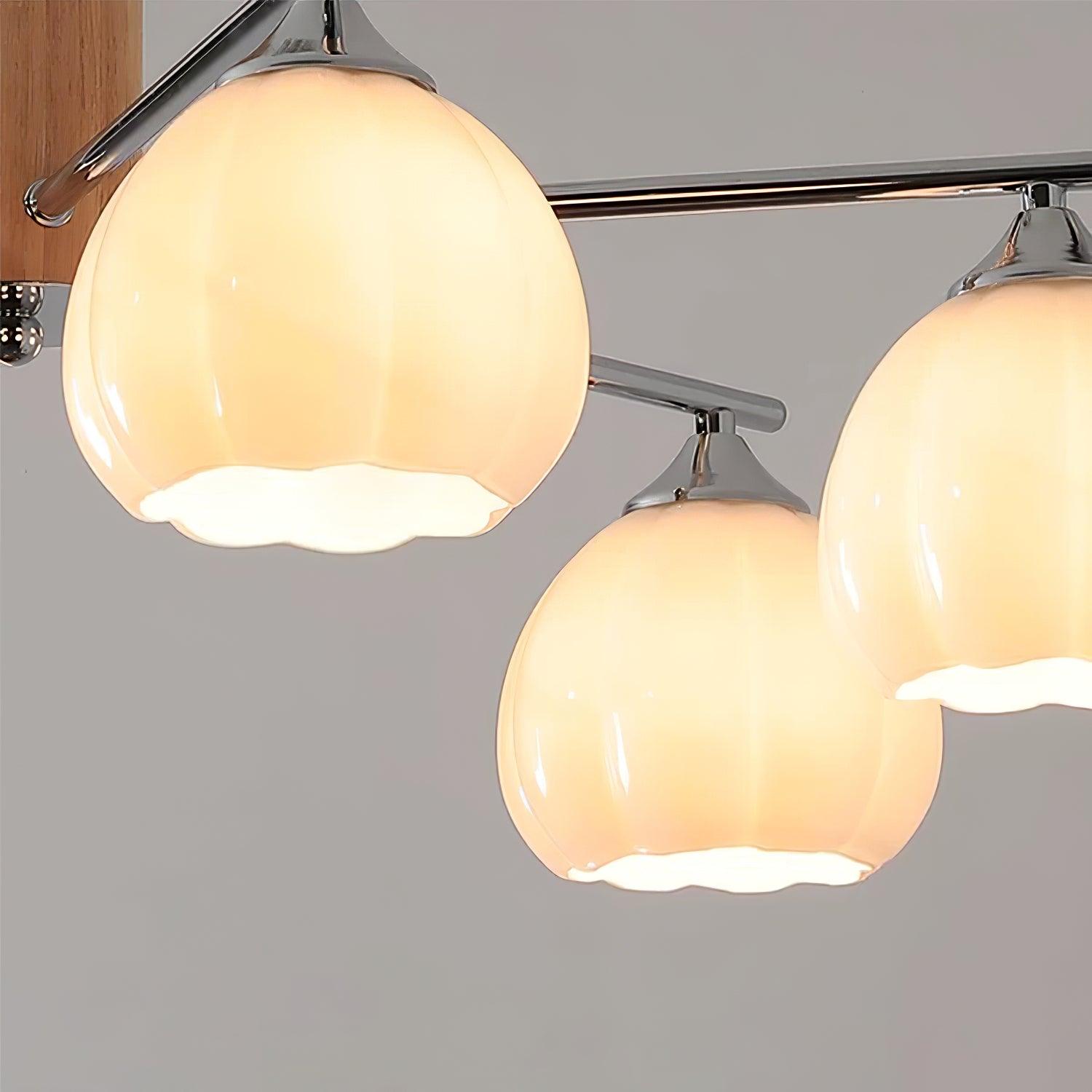 Ezoror Nordisch Kunst Blütenknospen Glas Deckenleuchte-Letslighting