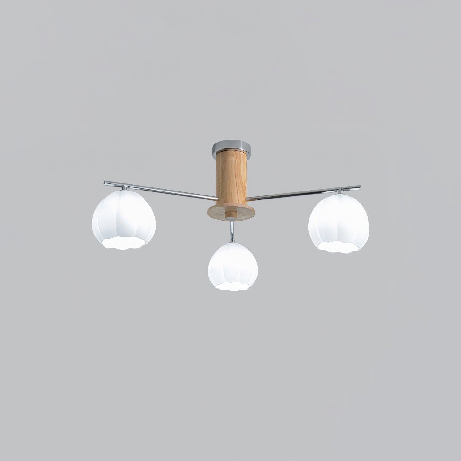 Ezoror Nordisch Kunst Blütenknospen Glas Deckenleuchte-Letslighting