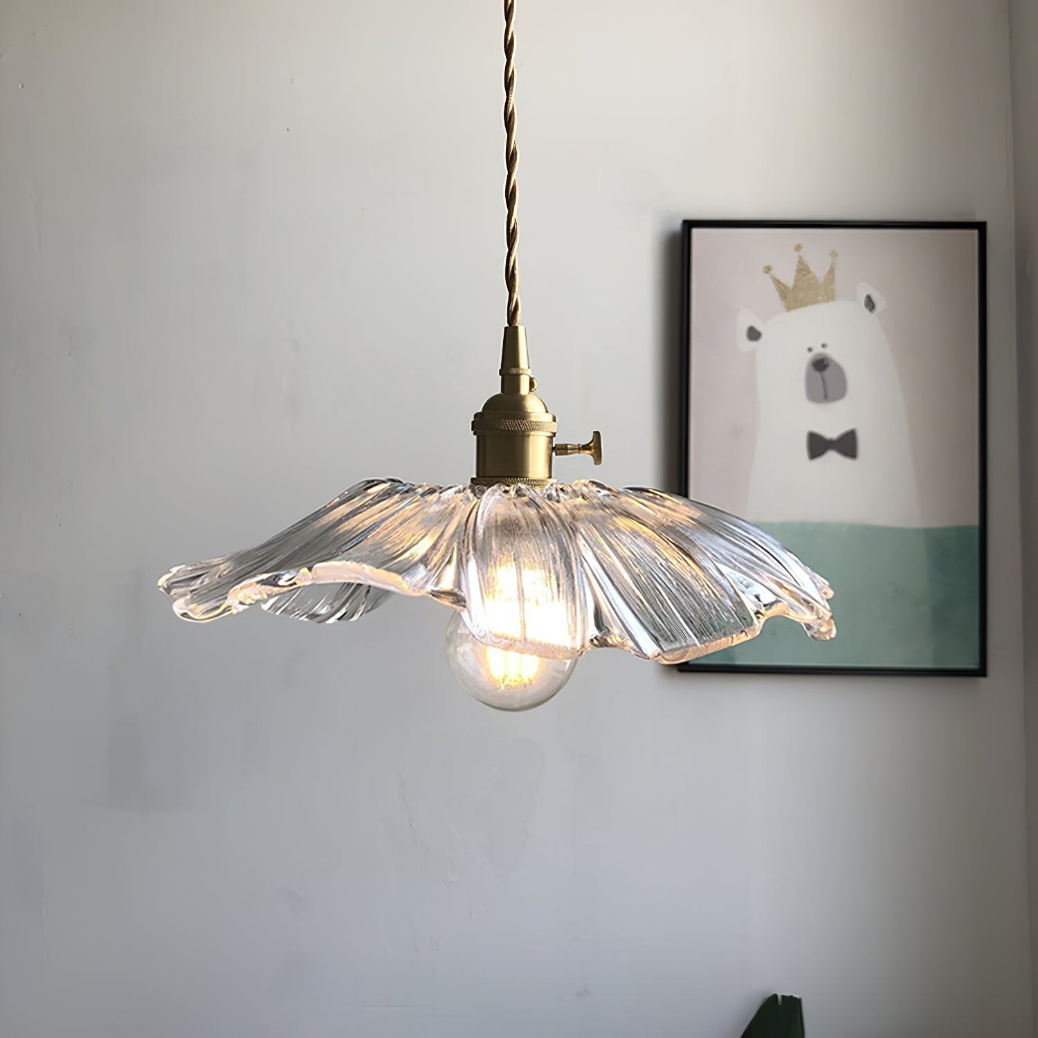 Aurvarira Glas Modern Minimalistisch Art Pendelleuchte-Letslighting