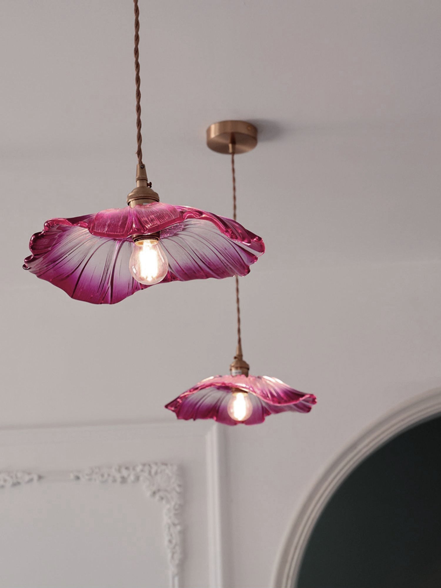 Aurvarira Glas Modern Minimalistisch Art Pendelleuchte-Letslighting