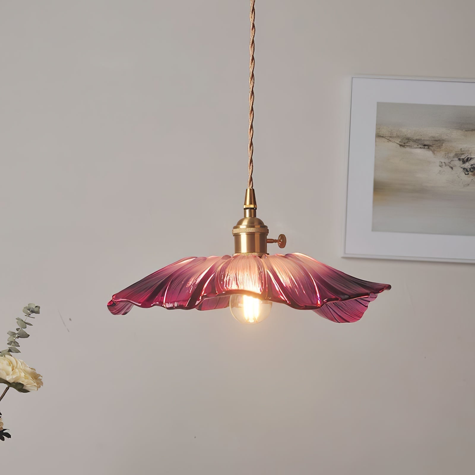 Aurvarira Glas Modern Minimalistisch Art Pendelleuchte-Letslighting