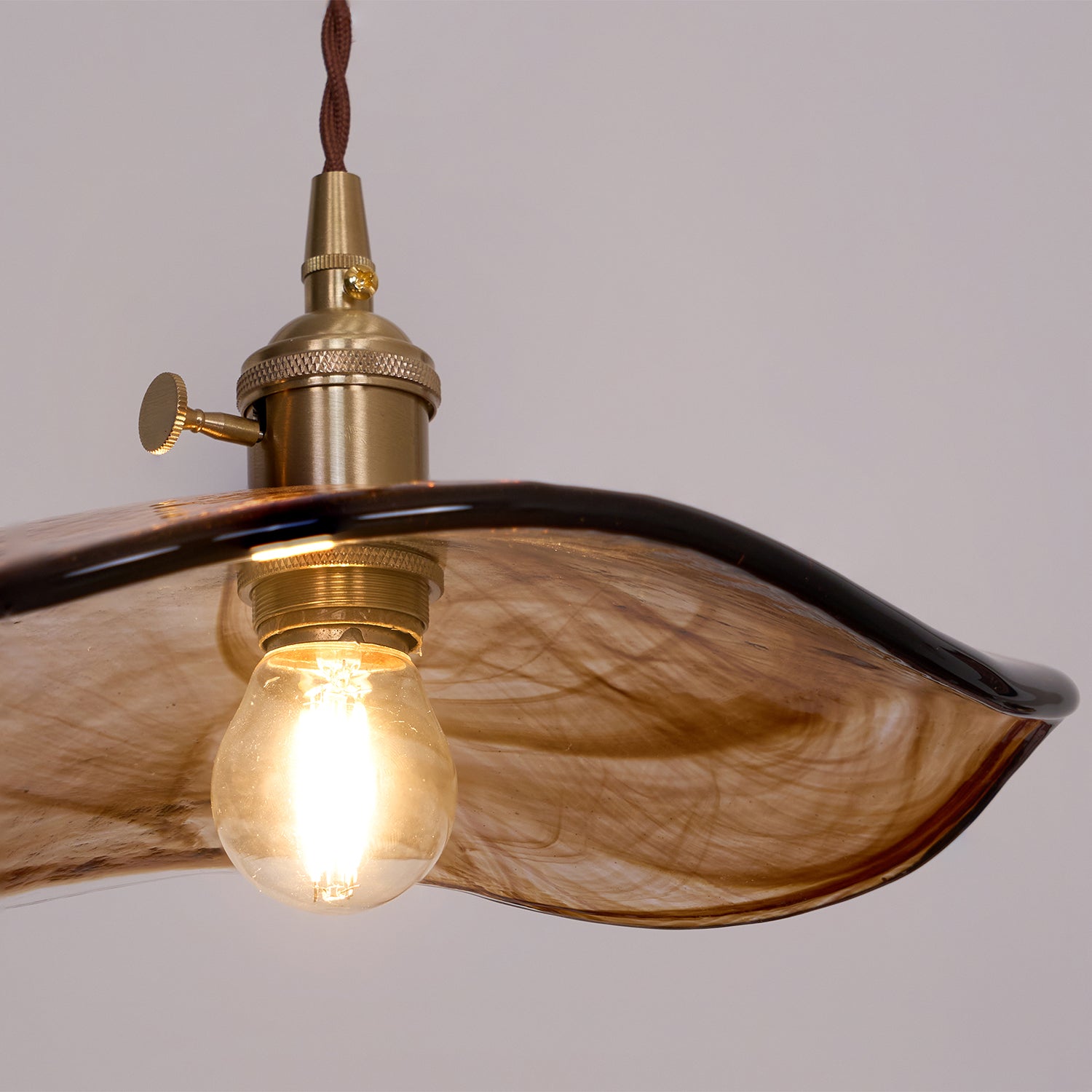 Flower Petal Glass Pendant Light - Blowlighting