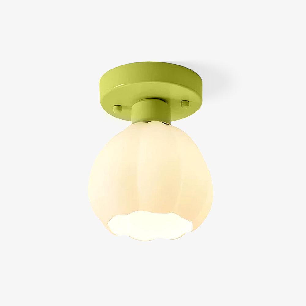 Zevinora Blume Beschattet Glas Halb Einbau Licht-Letslighting