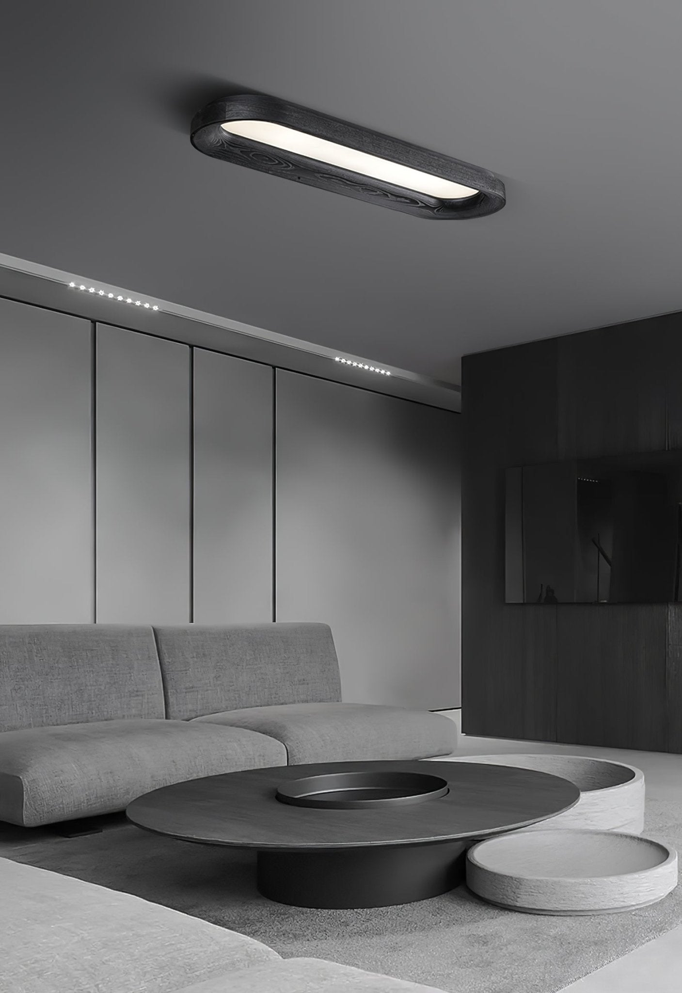 Zatalel Modern Minimalistisch Fließend Wolke Holz Deckenleuchte-Letslighting